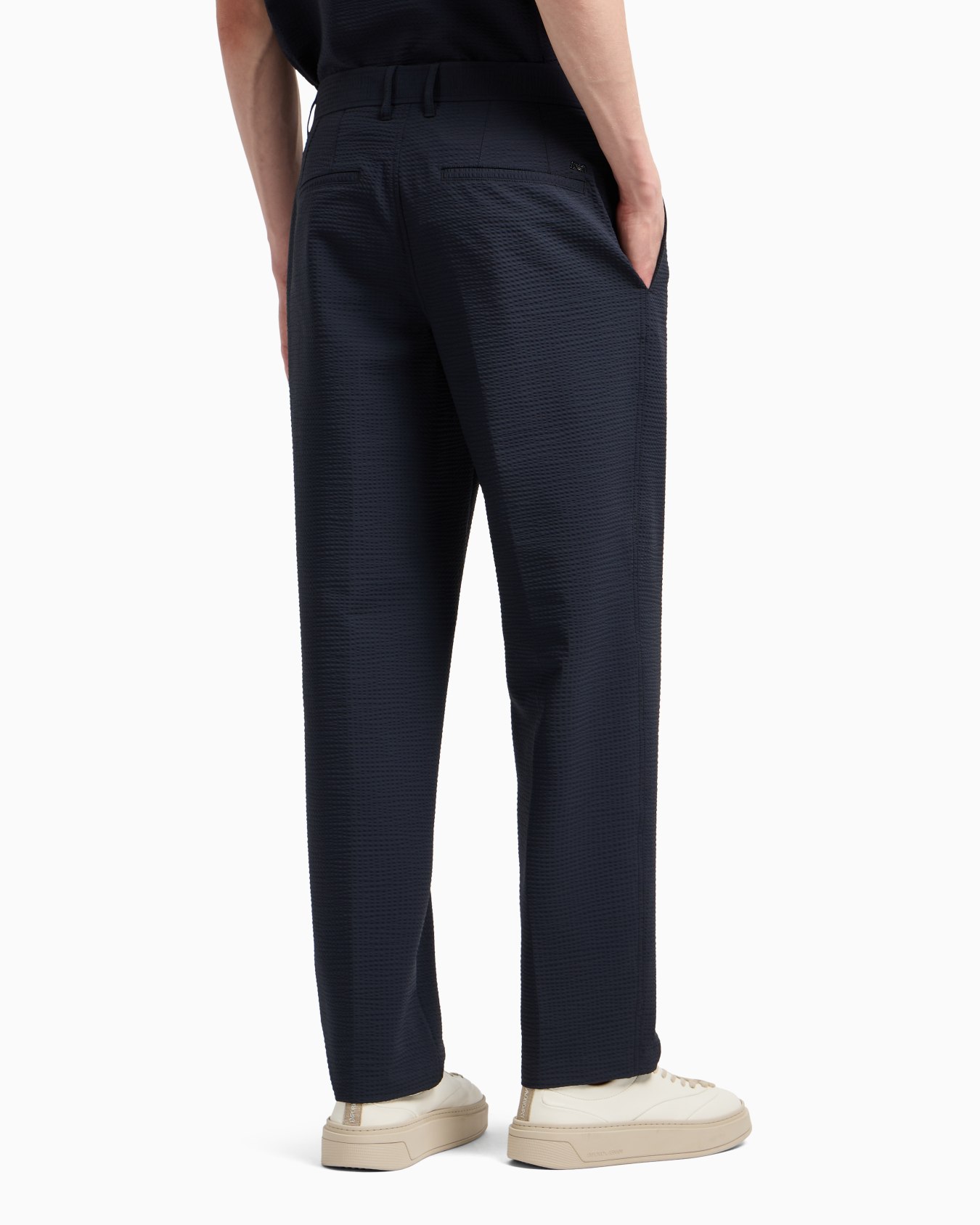 Nylon seersucker chinos Slide 3