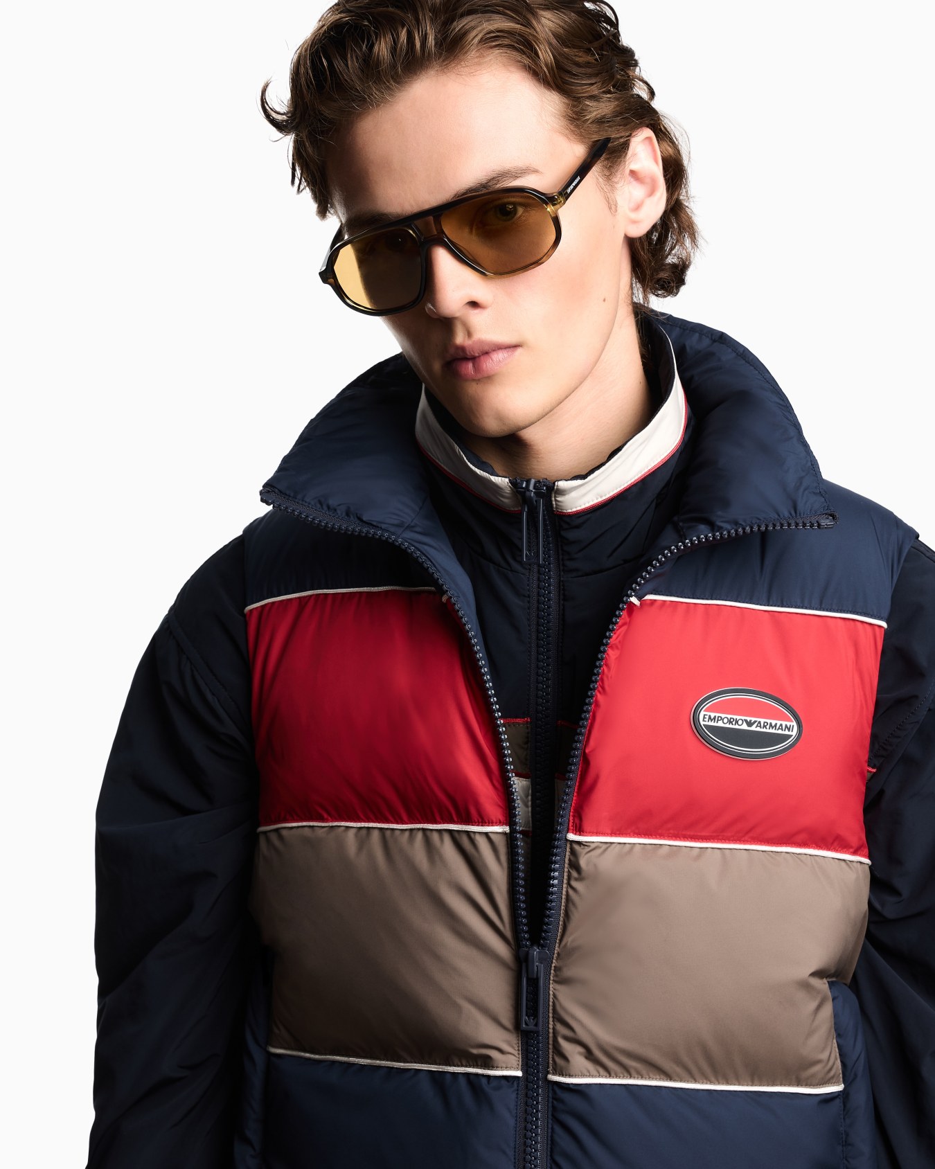 Doudoune sans manches en nylon ripstop déperlant matelassé Diapositive 4