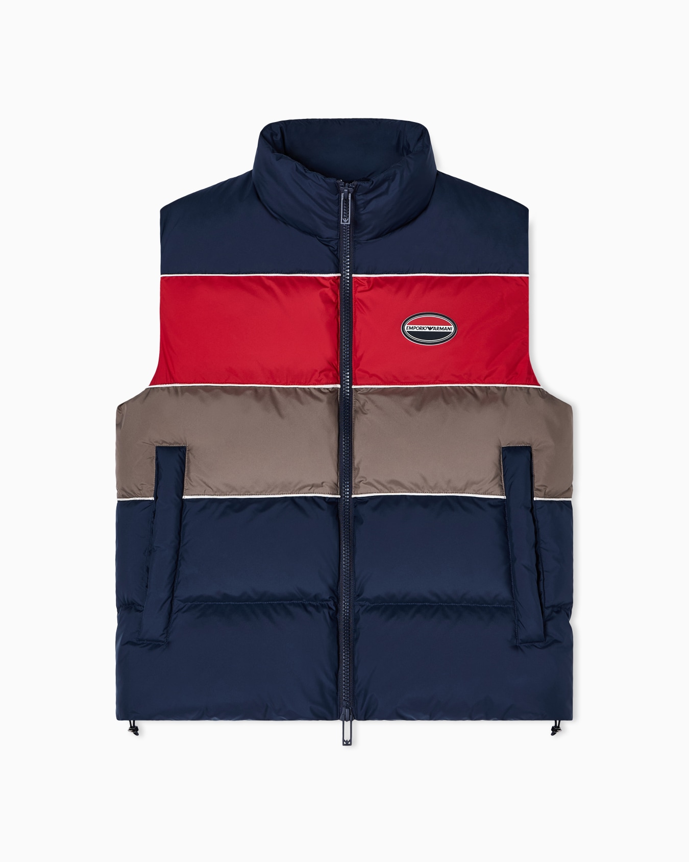 Doudoune sans manches en nylon ripstop déperlant matelassé Diapositive 0