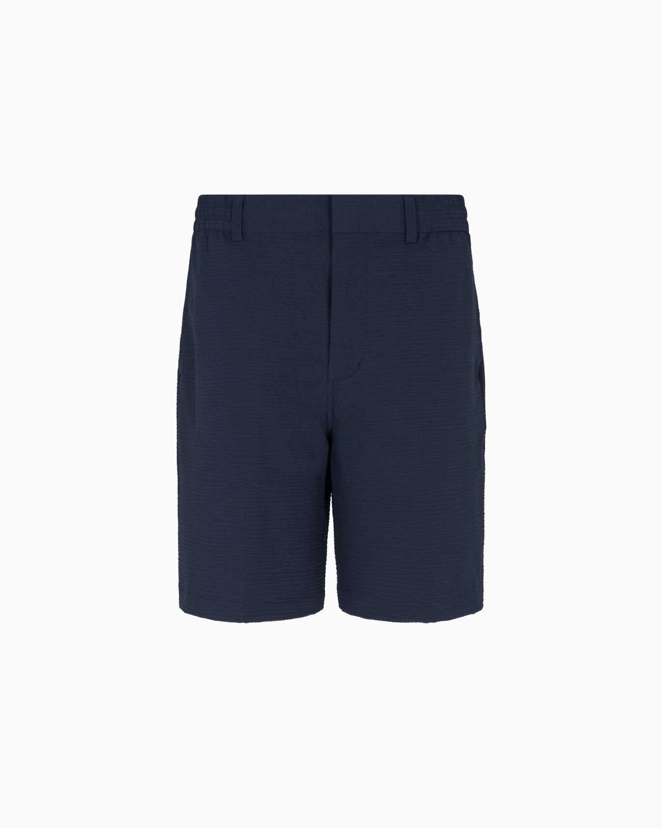 Seersucker nylon chino-style Bermuda shorts Slide 0