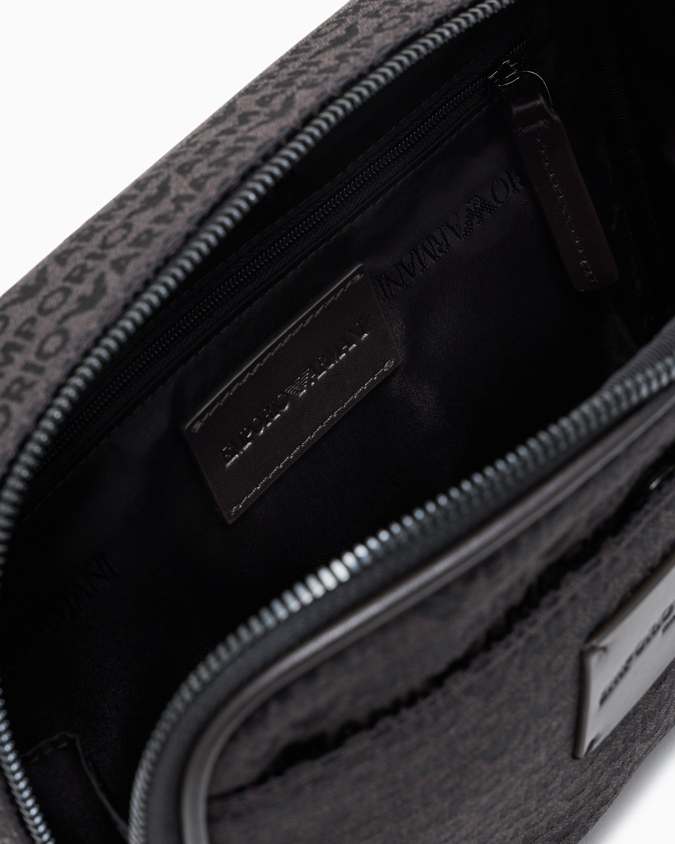 Monogram jacquard camera case with shoulder strap Slide 3