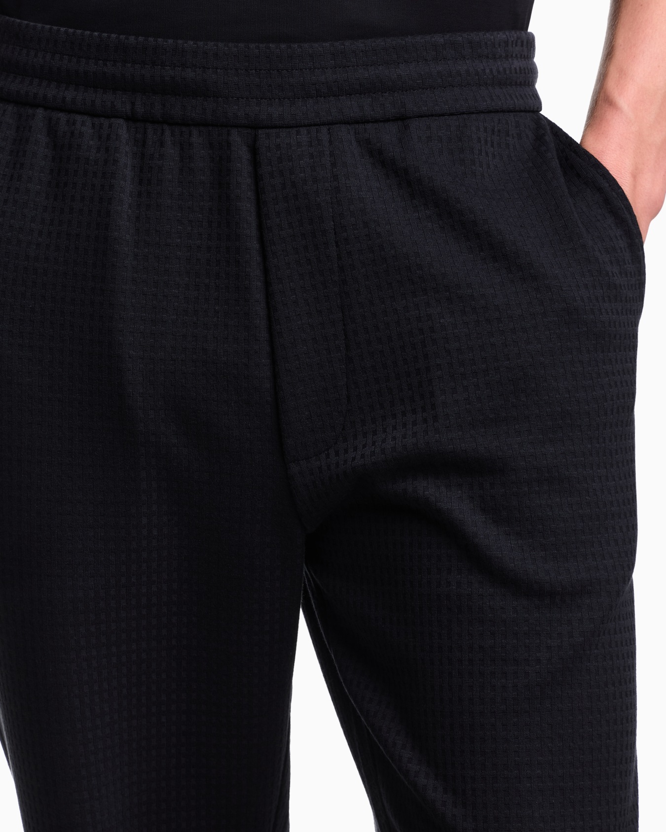 ASV Lyocell-blend jacquard jersey trousers Slide 4