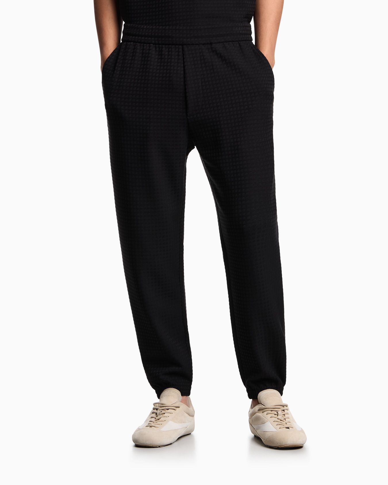 ASV Lyocell-blend jacquard jersey trousers Slide 3