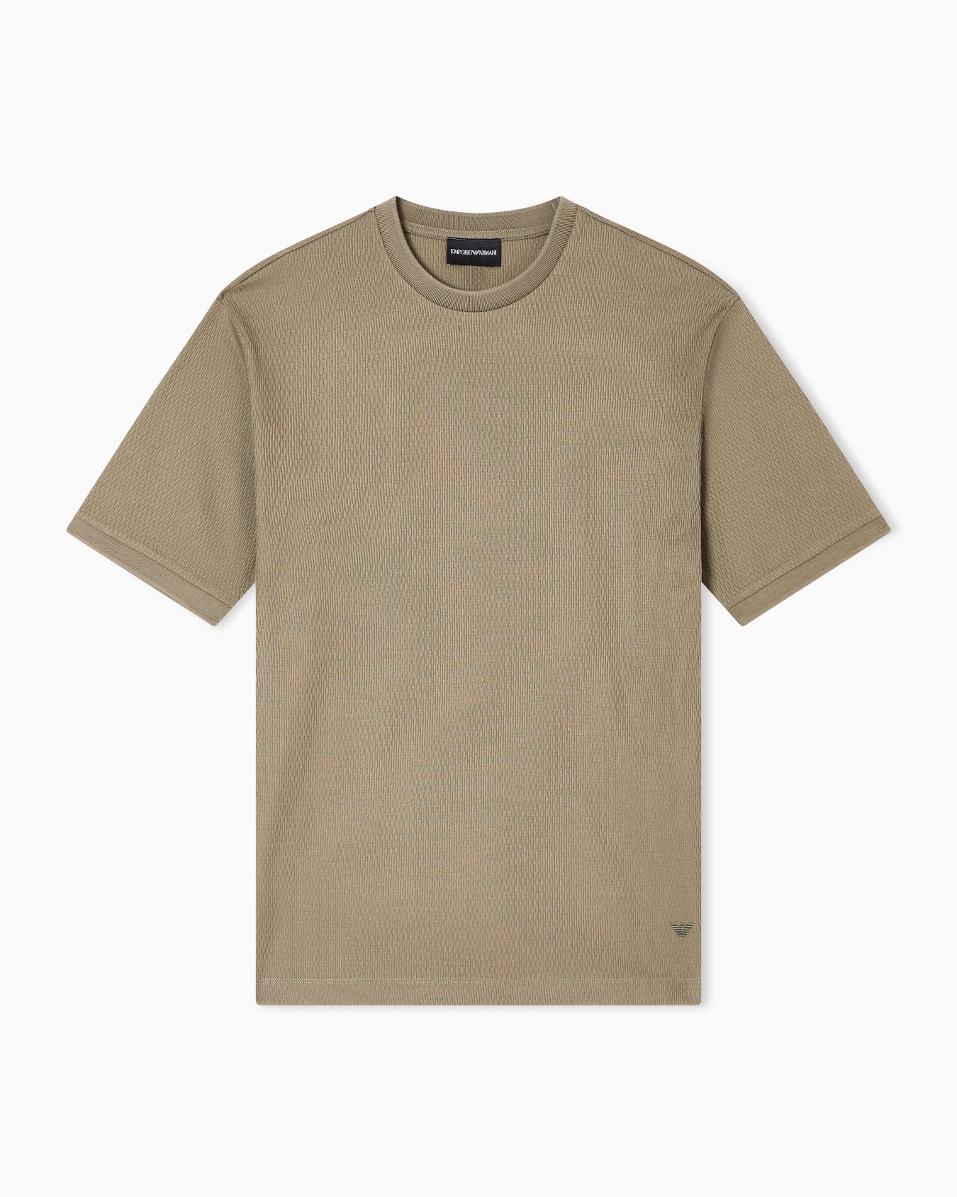 ASV jersey T-shirt with vertical jacquard motif Slide 0
