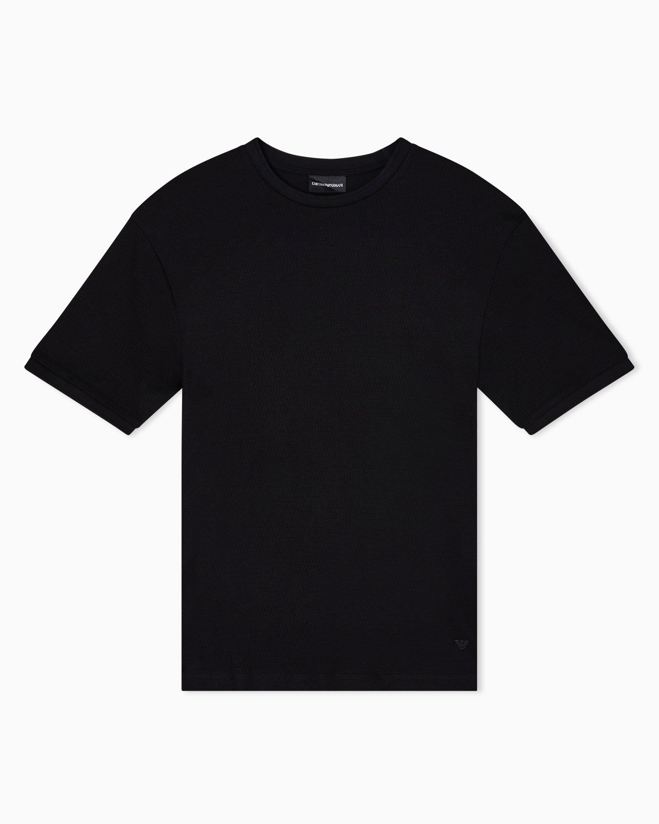 ASV jersey T-shirt with vertical jacquard motif Slide 0