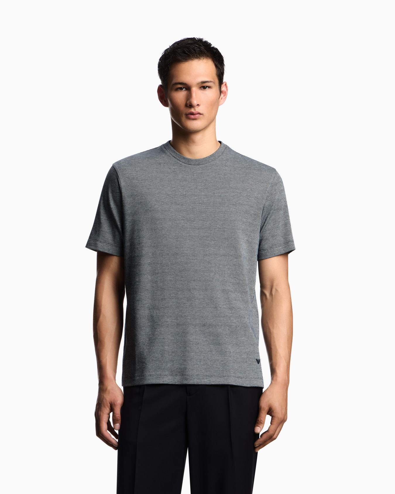 ASV two-tone jersey knit T-shirt Slide 3