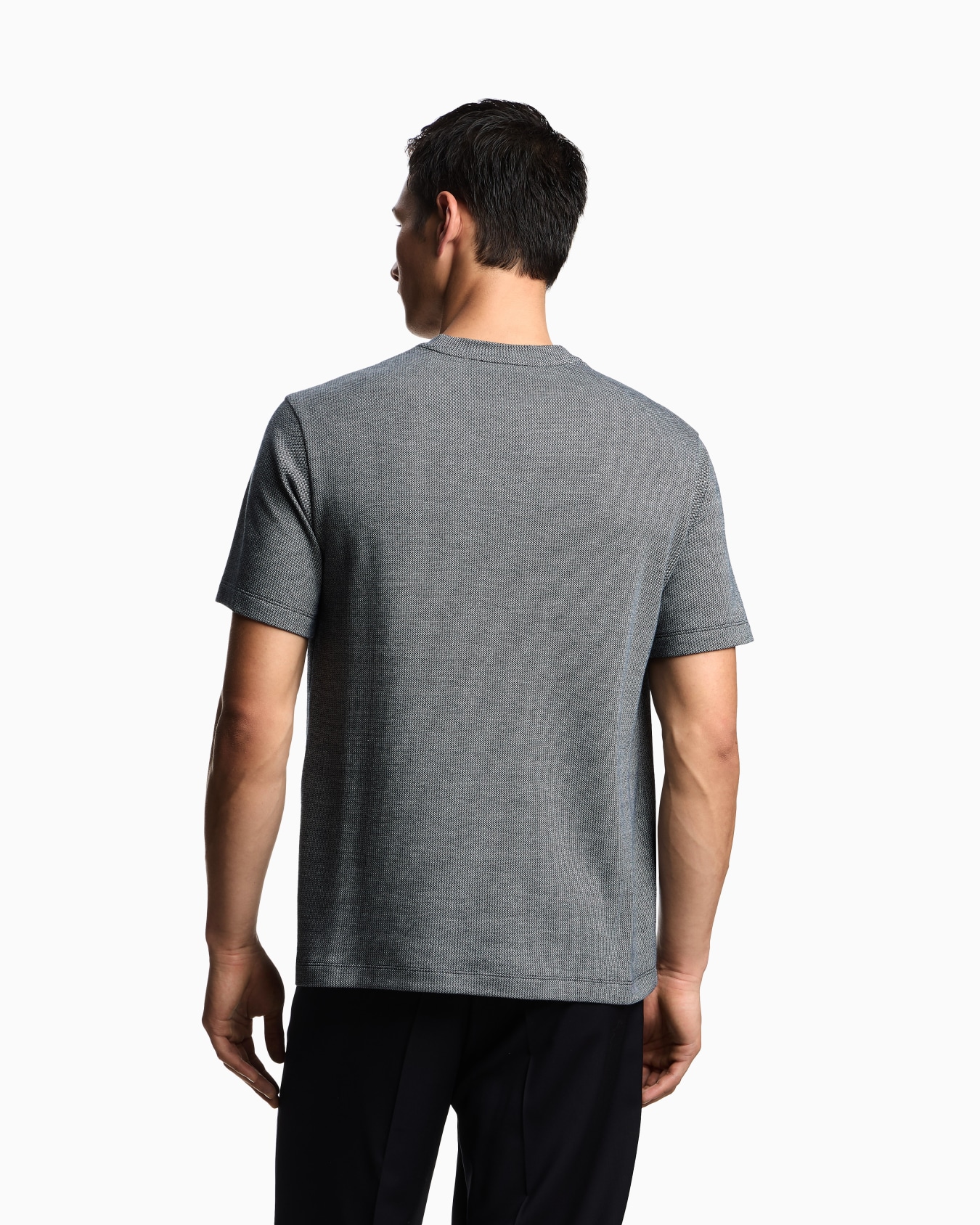 ASV two-tone jersey knit T-shirt Slide 2
