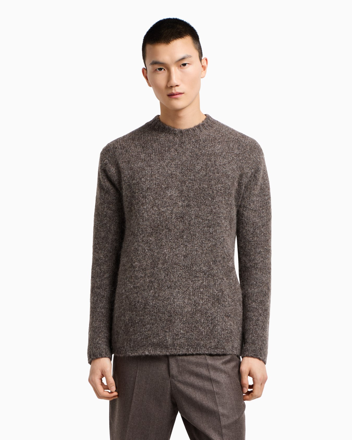 Decrease stockinette stitch alpaca-blend jumper Slide 4