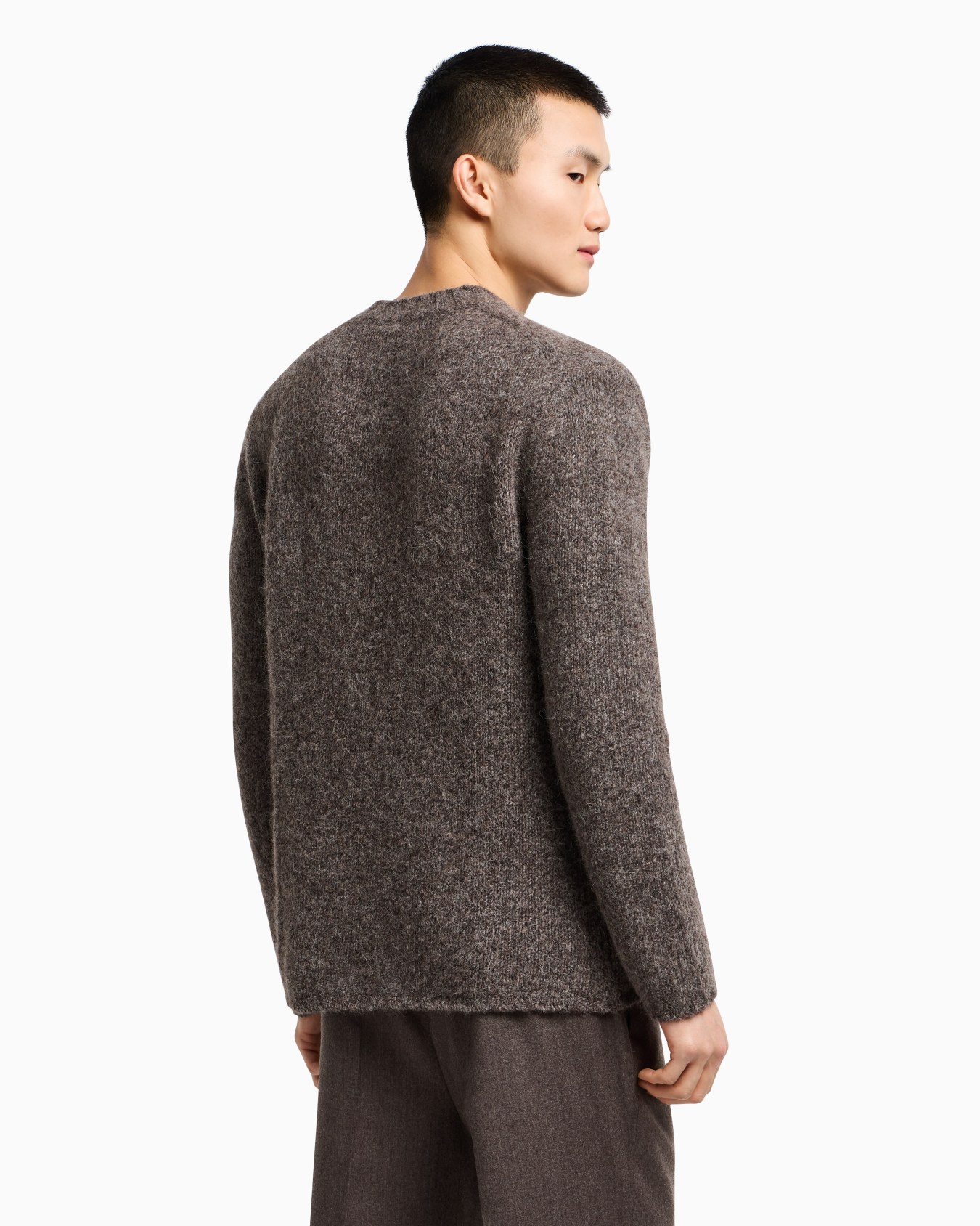 Decrease stockinette stitch alpaca-blend jumper Slide 3