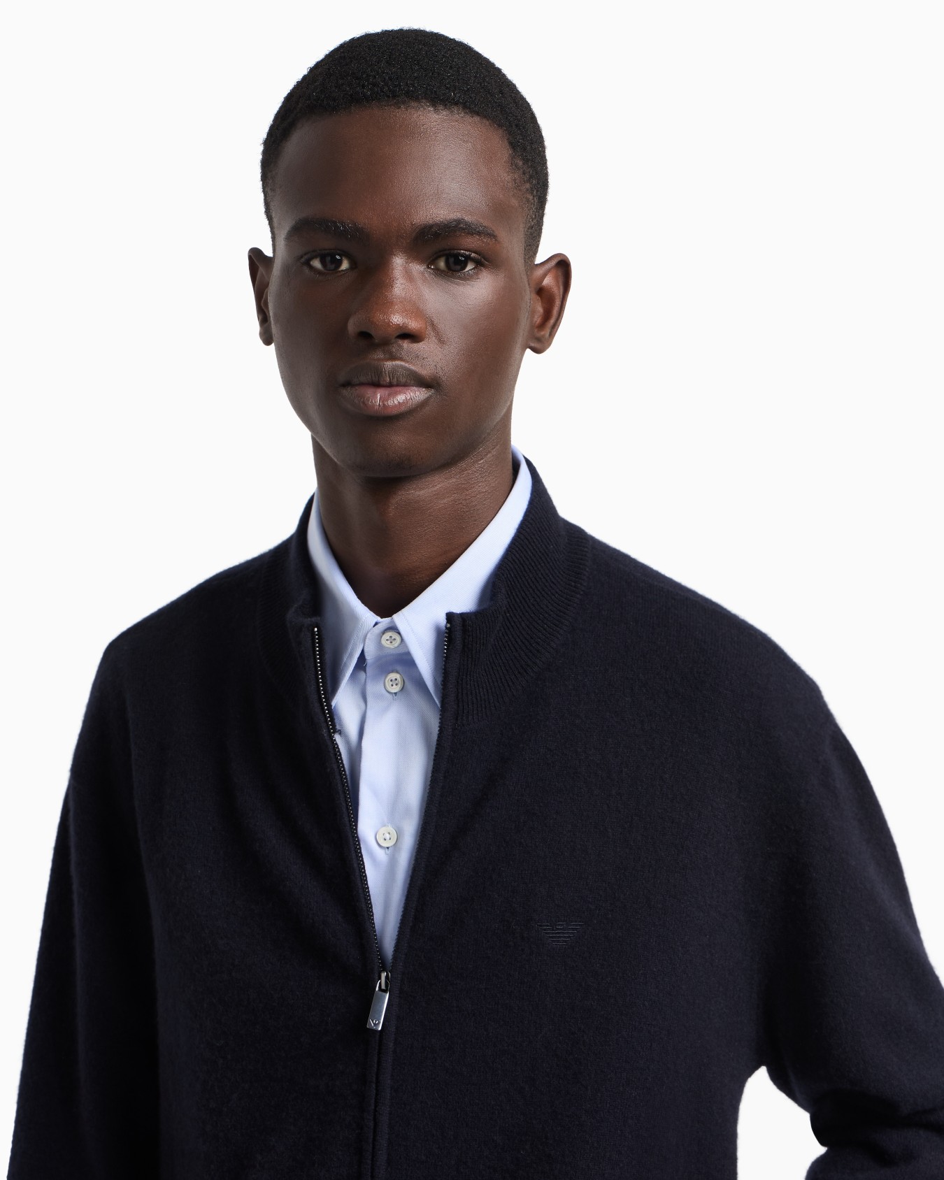 Icon pure cashmere full-zip cardigan Slide 5