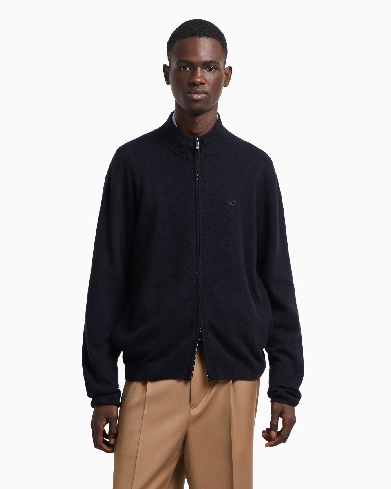 Icon pure cashmere full-zip cardigan Slide 4