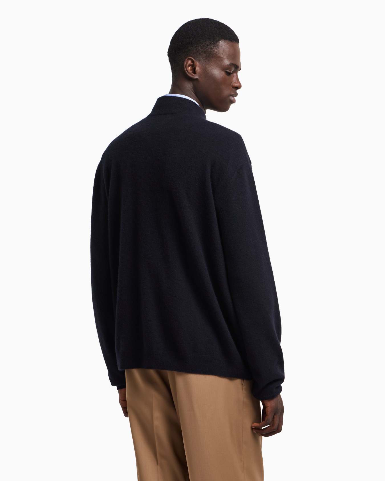 Icon pure cashmere full-zip cardigan Slide 3