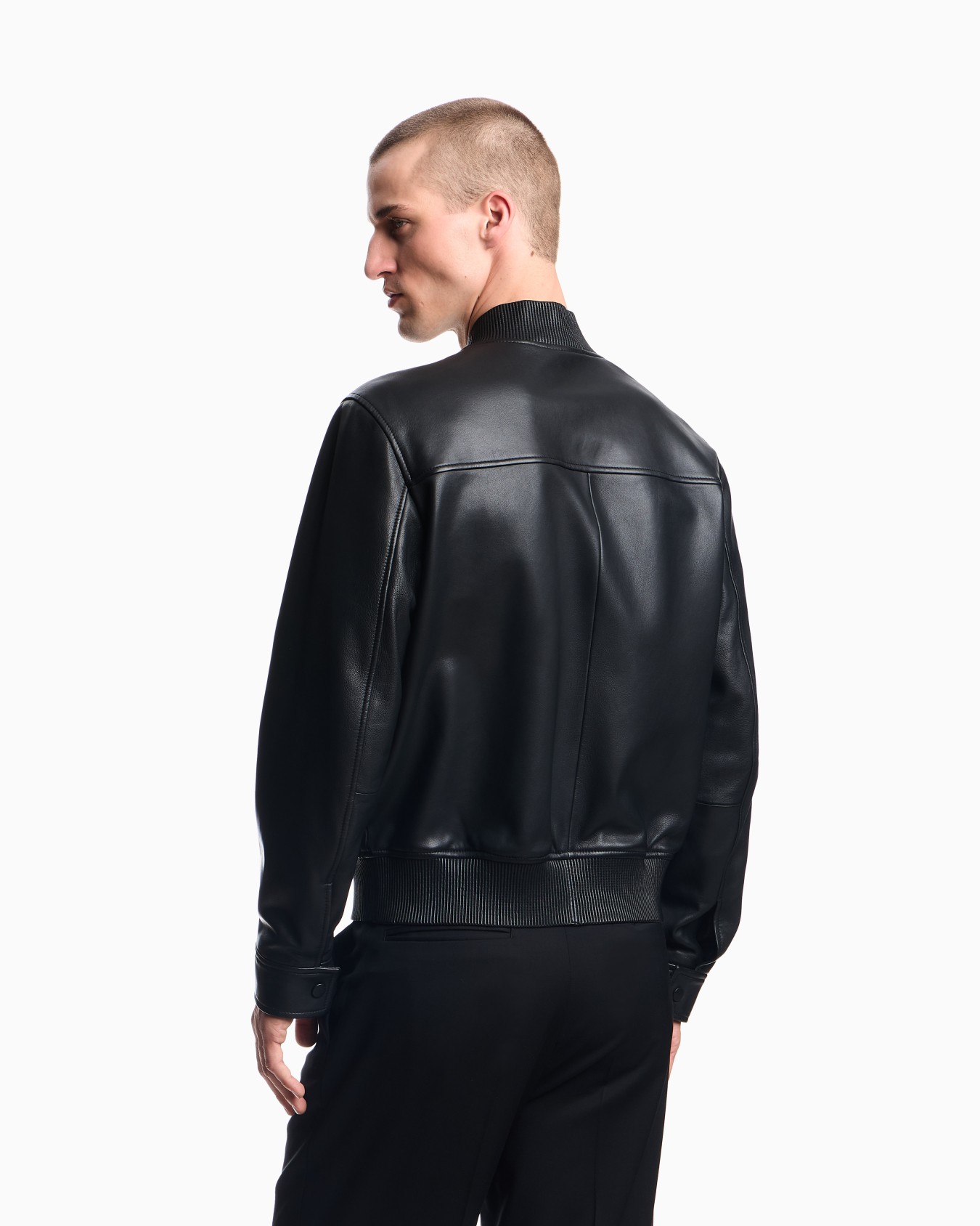 Blouson in aniline nappa lambskin Slide 2