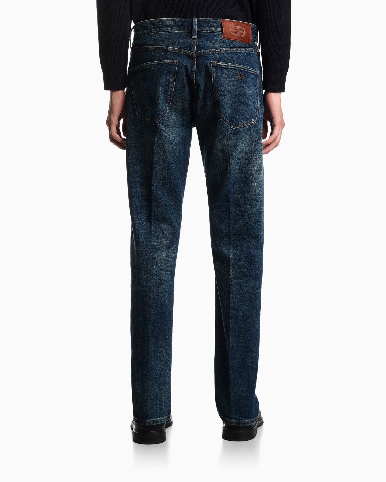 J41 straight-fit vintage jeans DENIM LAB by Emporio Armani Slide 2