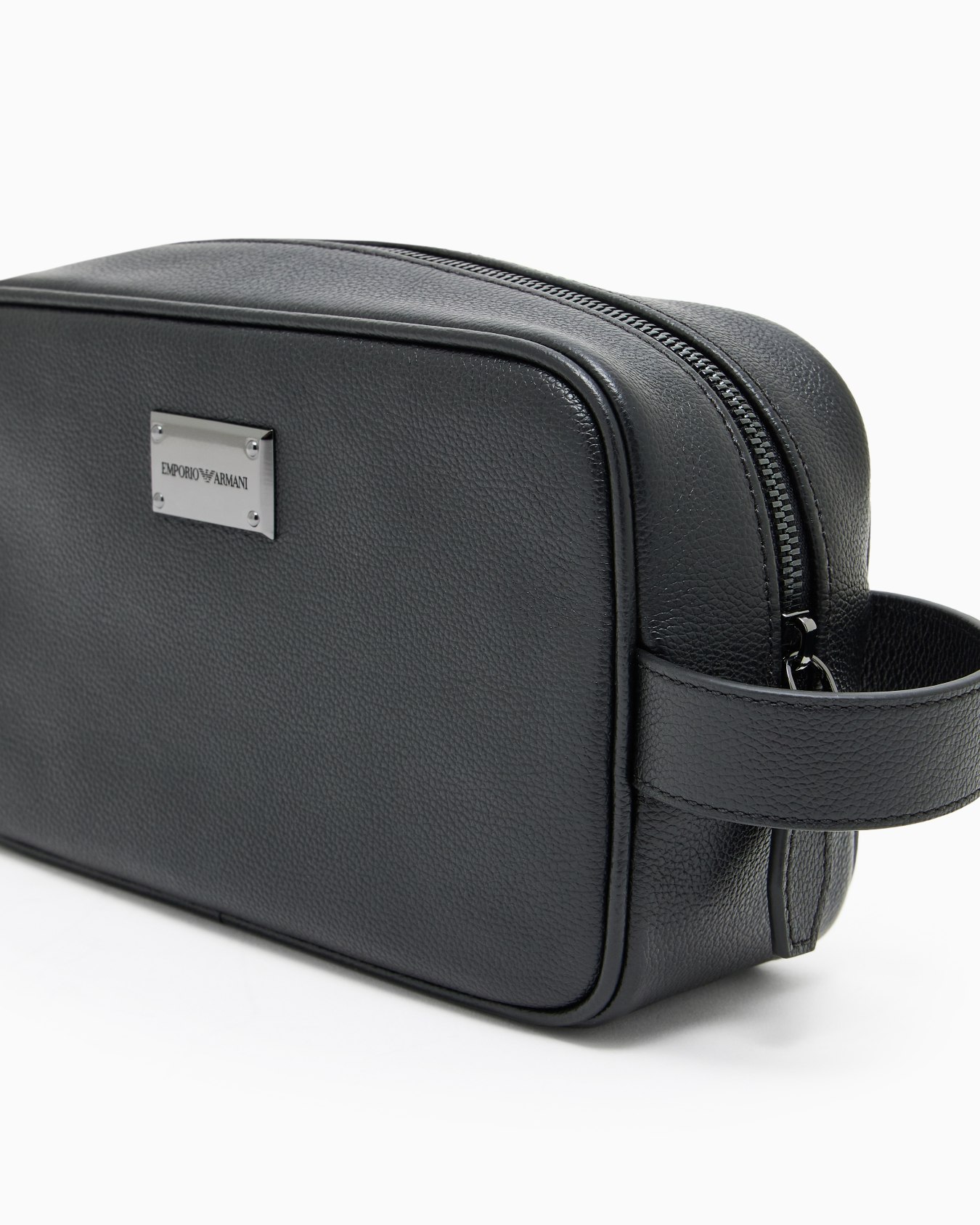 Trousse de toilette en cuir martelé Diapositive 3
