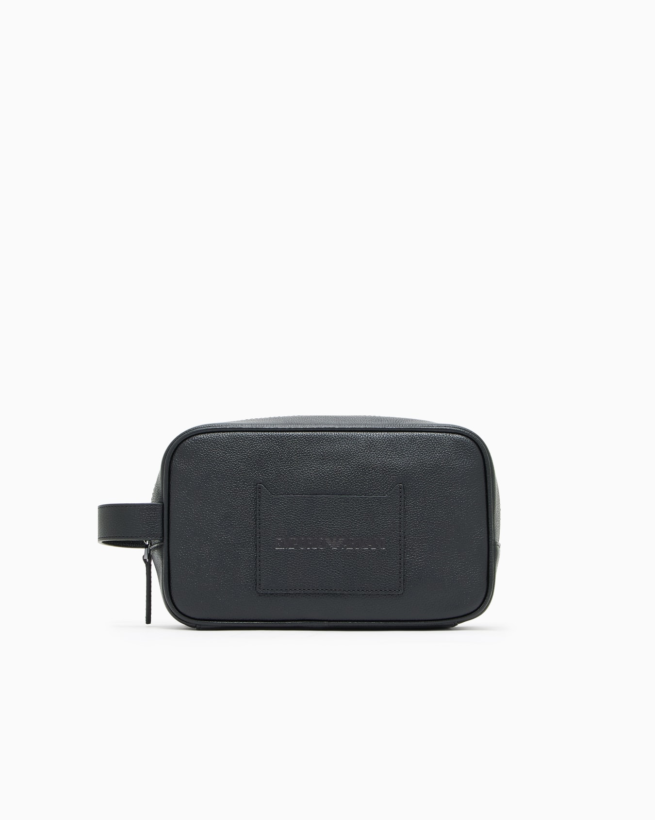Trousse de toilette en cuir martelé Diapositive 1