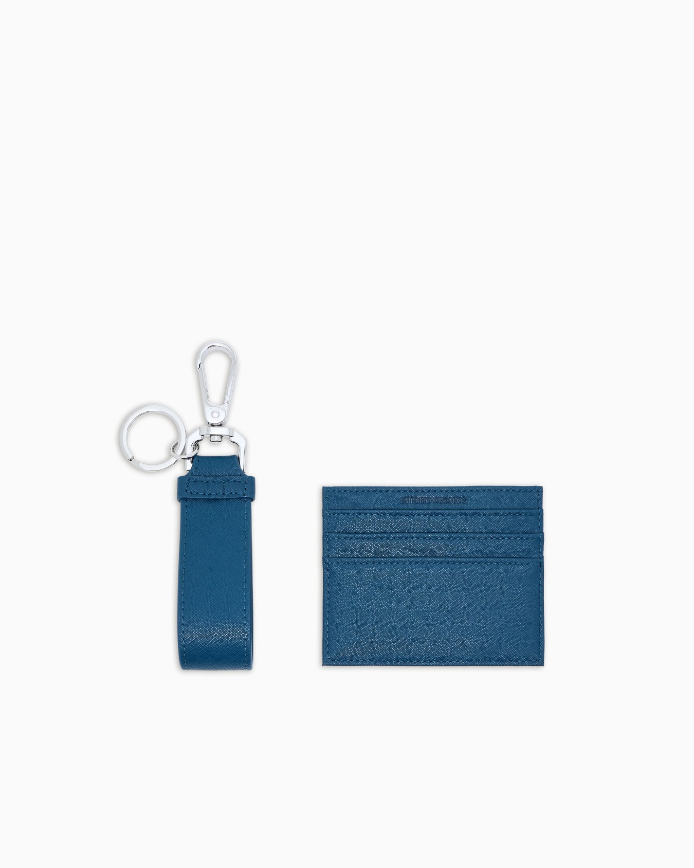ASV Gift box with regenerated Saffiano keyring and card holder Slide 1