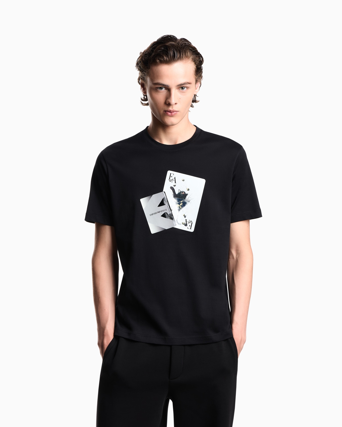 ASV jersey T-shirt with playing cards print Slide 3