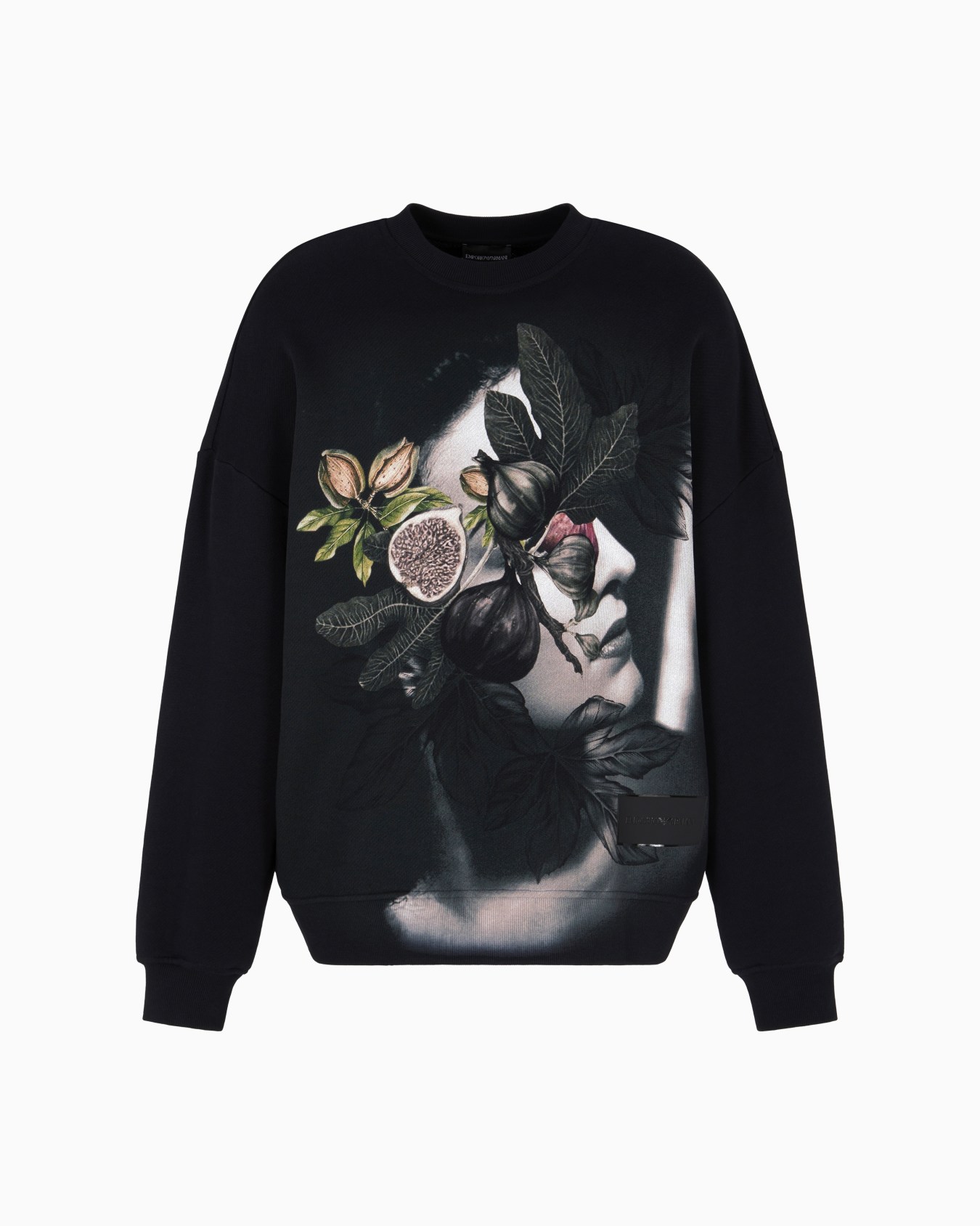 ASV jersey twill sweatshirt with woman and foliage print Slide 0