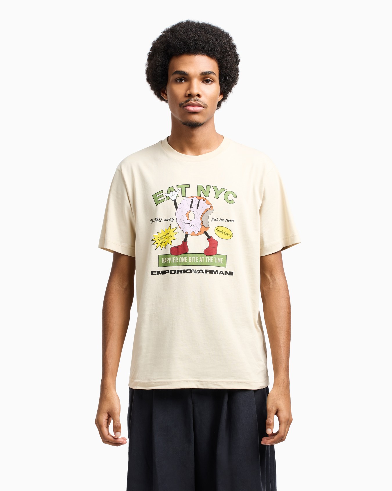 Camiseta de punto con estampado EAT NYC cápsula New York ASV Diapositiva 3