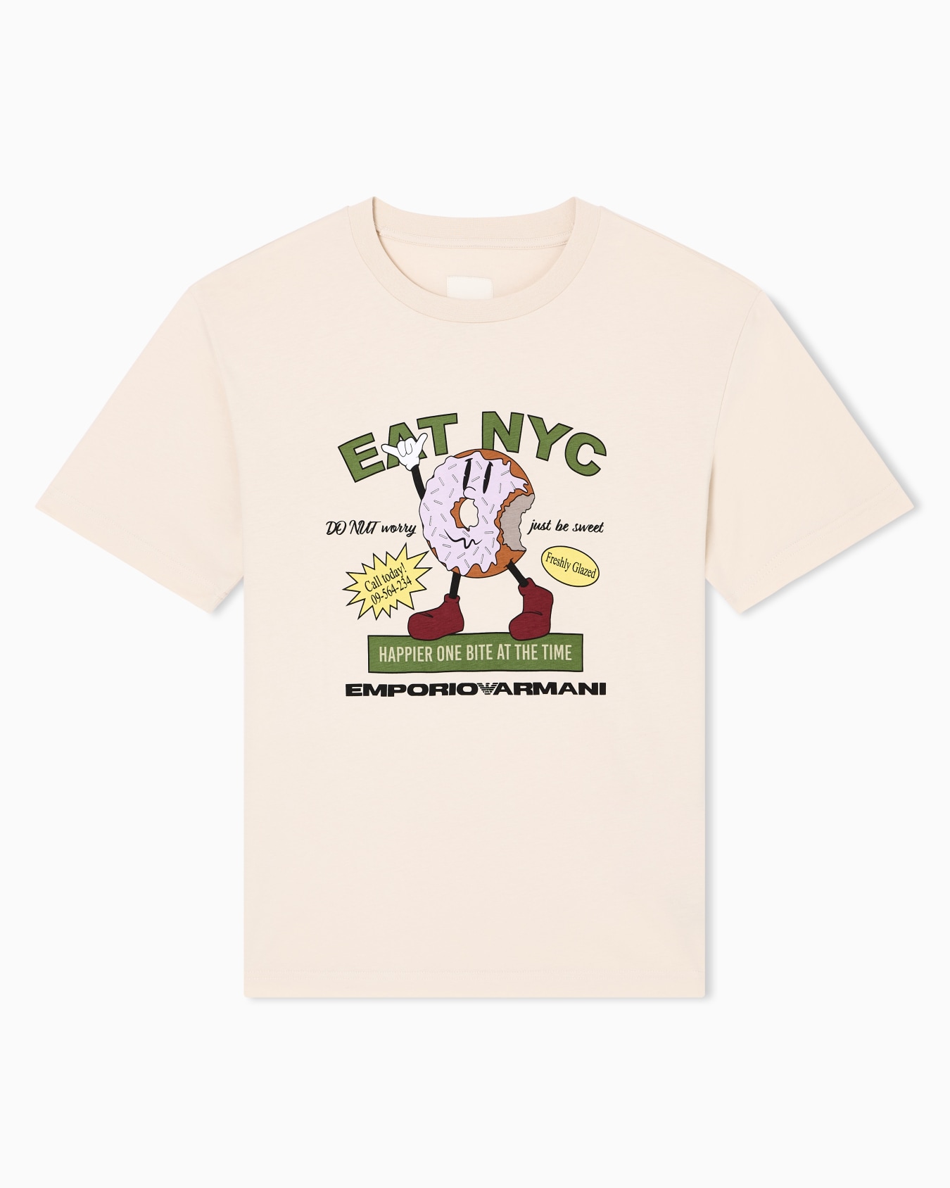 Camiseta de punto con estampado EAT NYC cápsula New York ASV Diapositiva 0