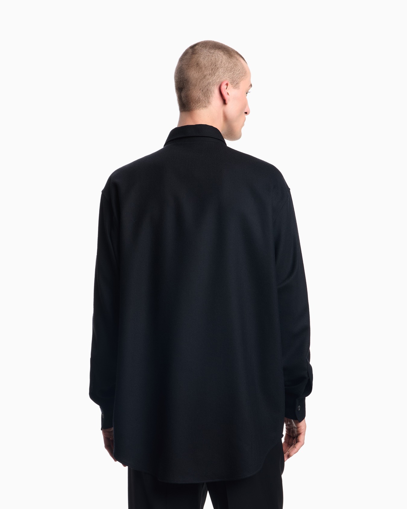 Viyella wool shirt with zig-zag embellishment Slide 2