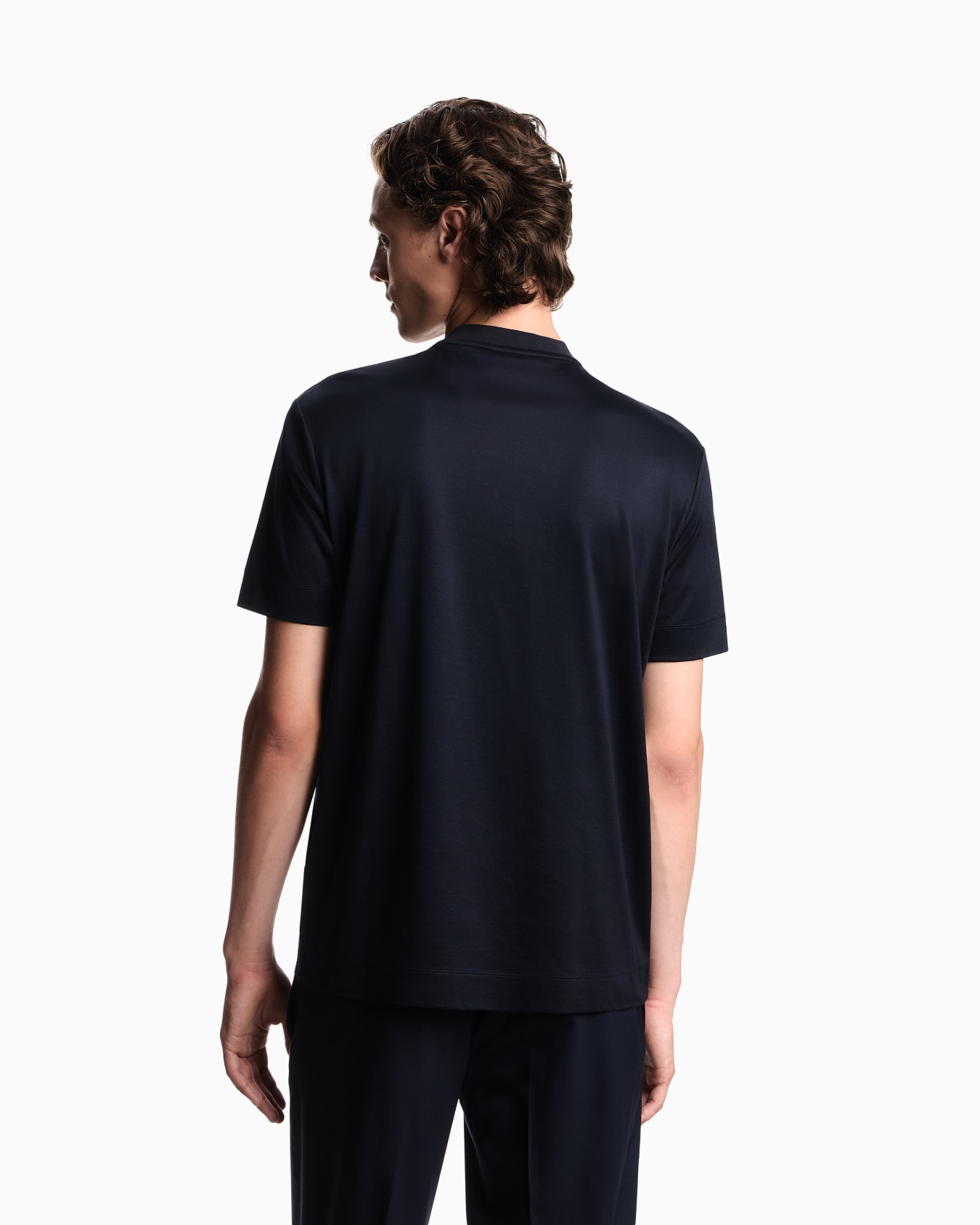 T-shirt in jersey misto lyocell con ricamo frase summer mood ASV Slide 2