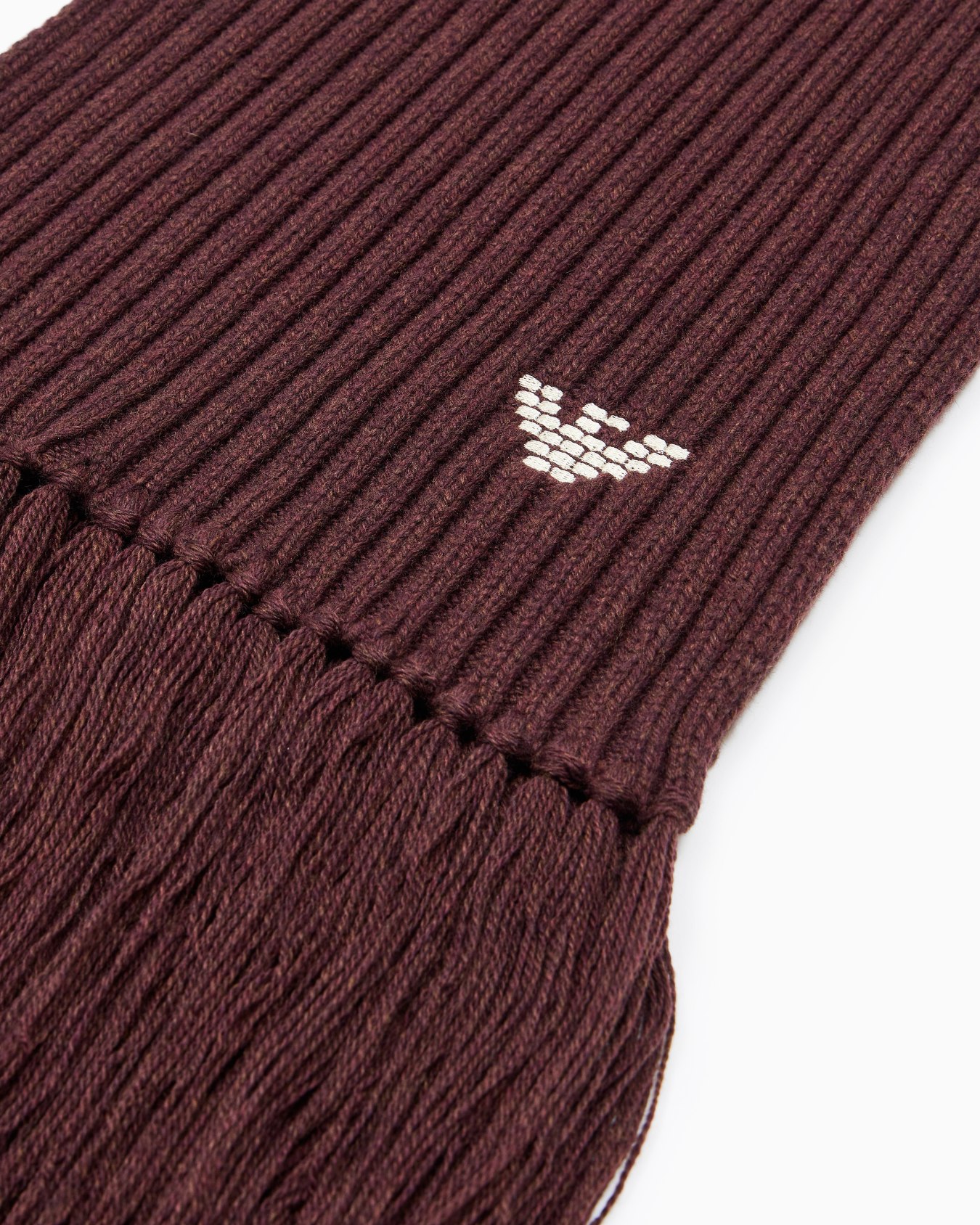 ASV New York capsule collection ribbed wool-blend scarf Slide 1
