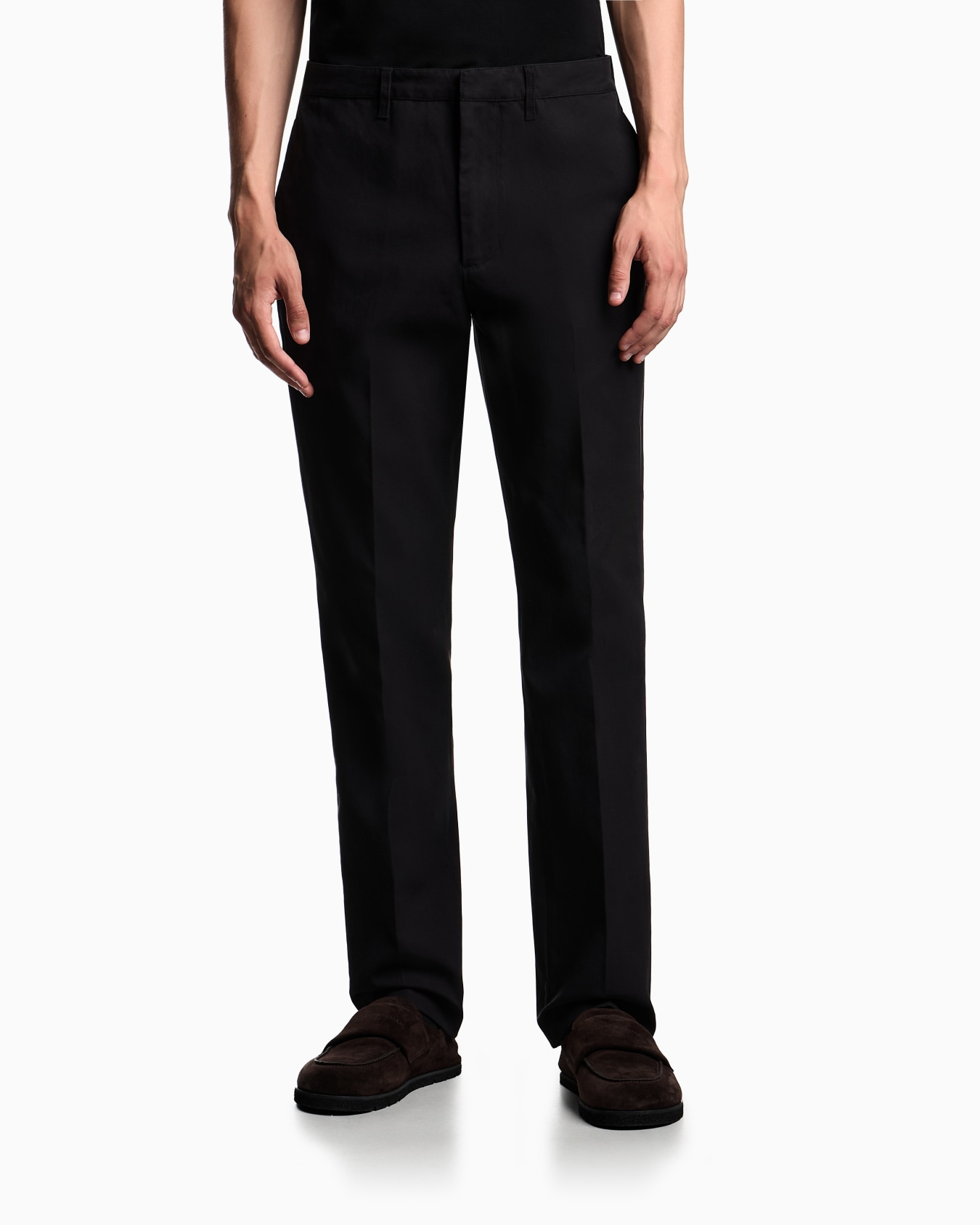 Pantalon chino en sergé de coton Diapositive 3