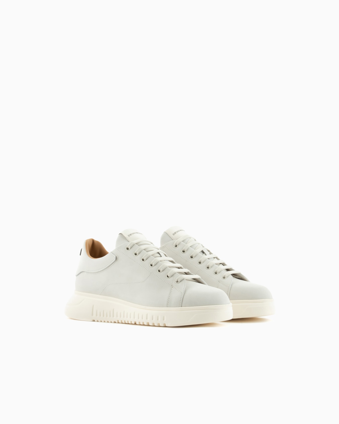 Nubuck sneakers with knurled soles Slide 1