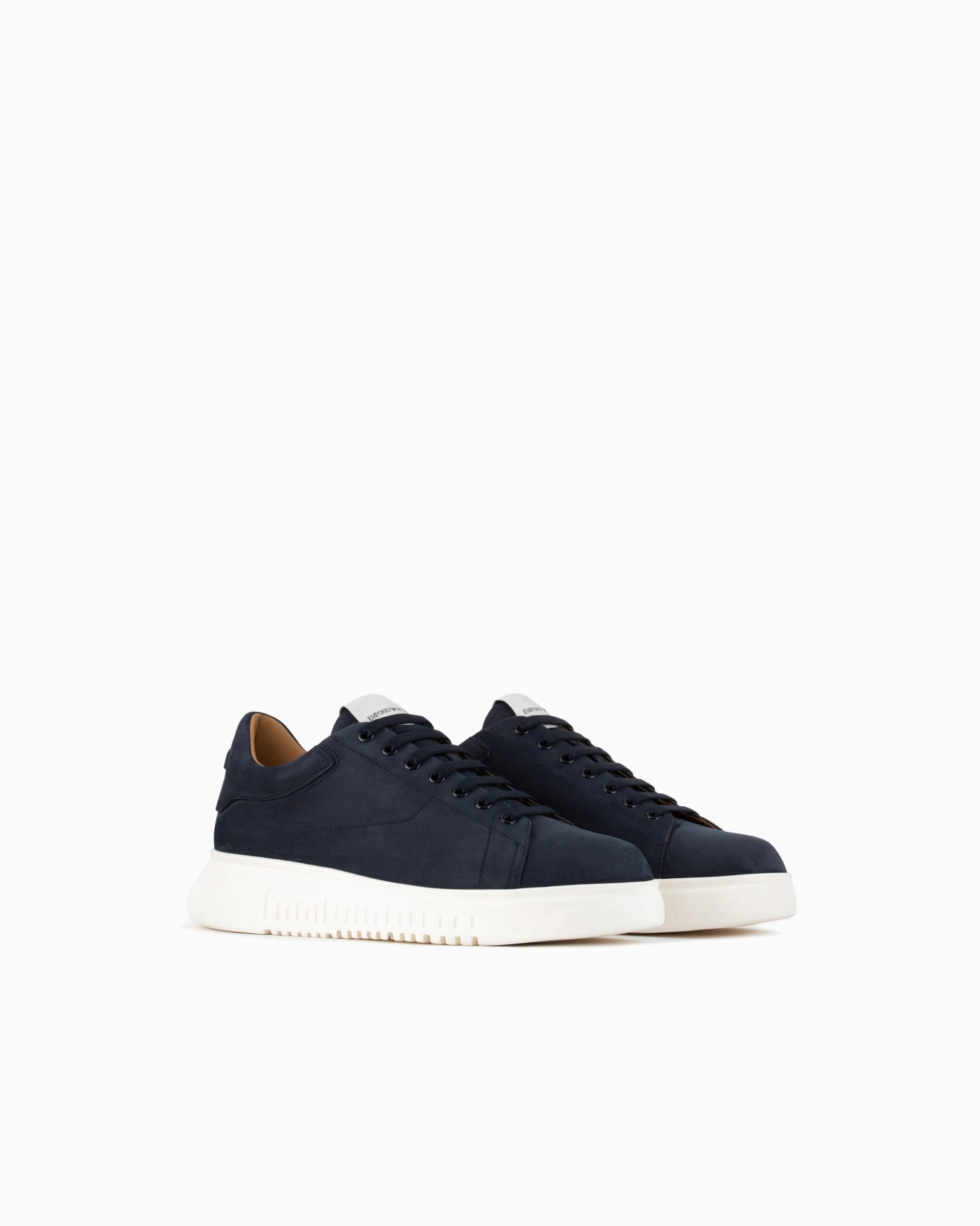 Nubuck sneakers with knurled soles Slide 1