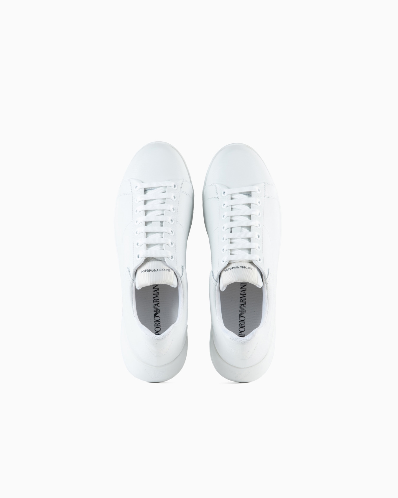 Tumbled leather sneakers with knurled soles Slide 2