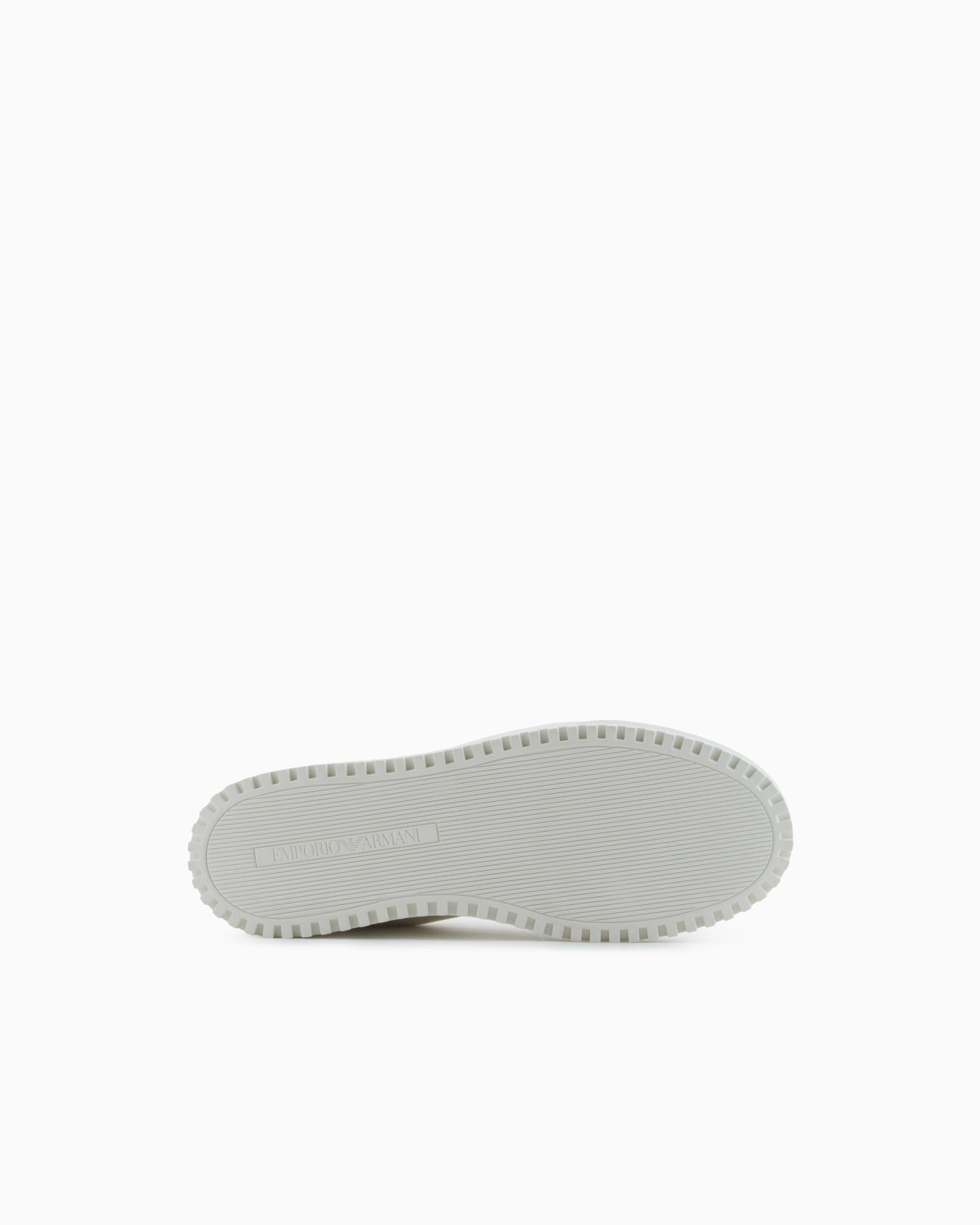 Leather sneakers with oversized EA patch Slide 5