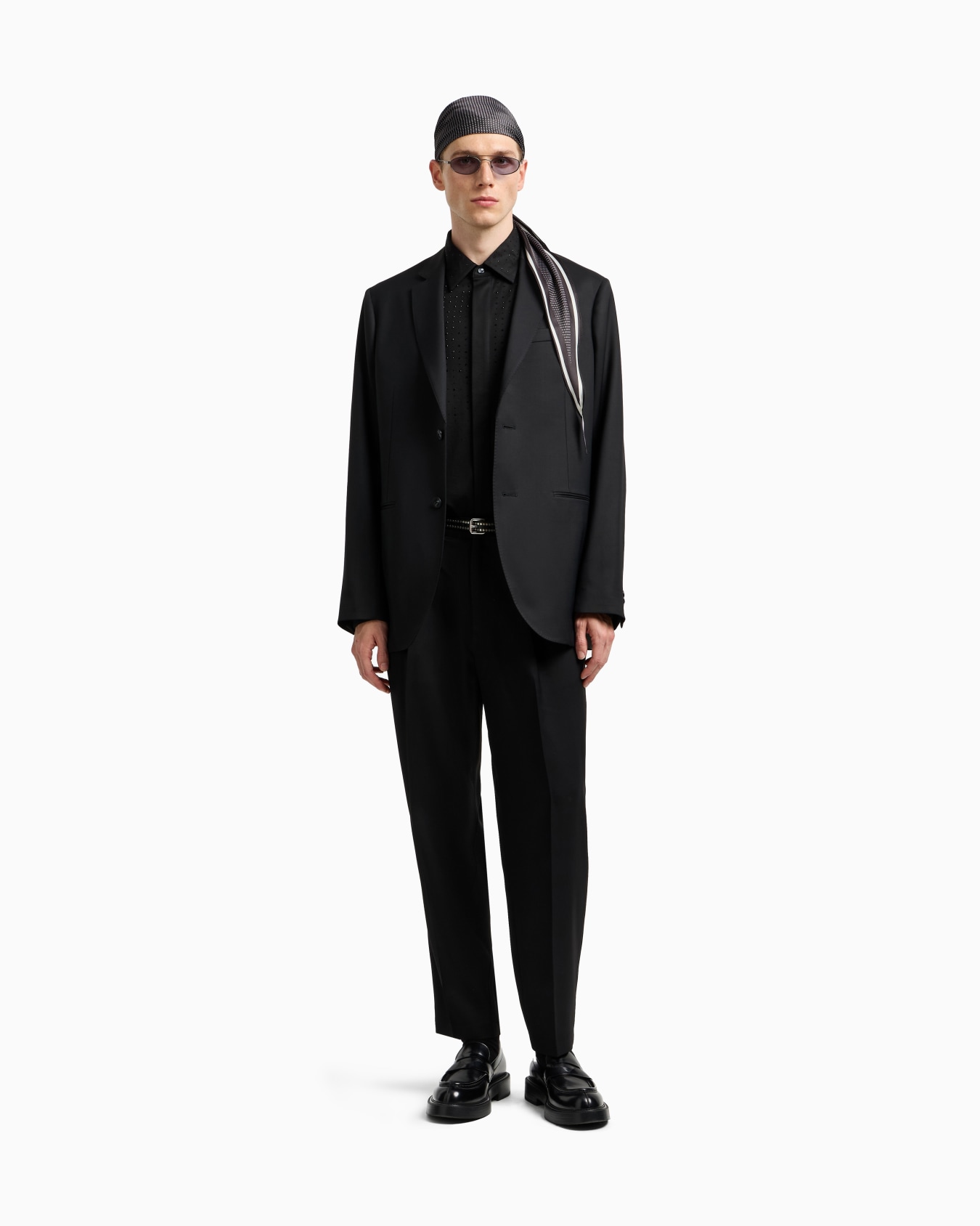 Clubwear Slim Fit Hemd aus Lyocell-Mischung mit Strasssteinen Folie 2