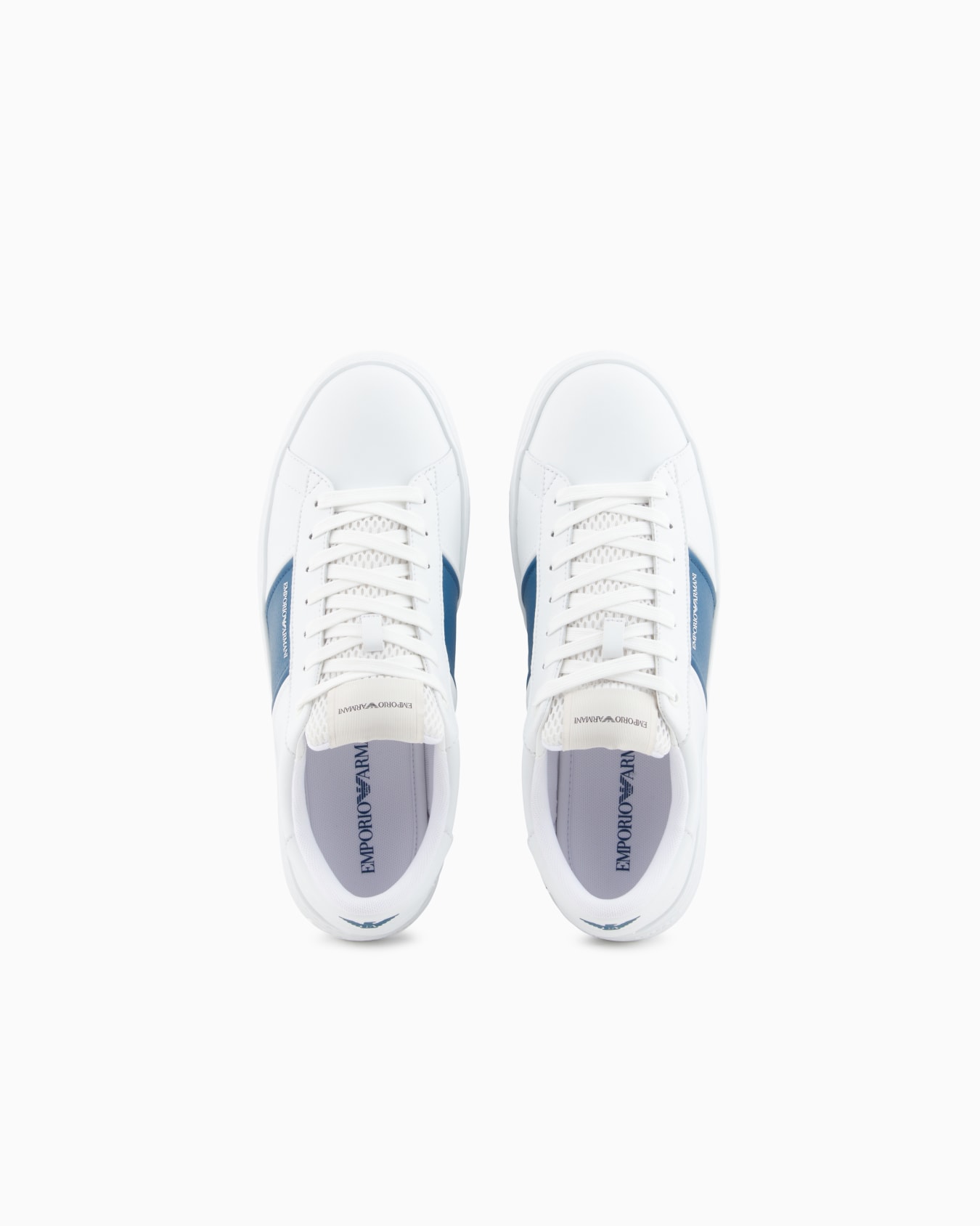 Leather sneakers with contrasting stripe Slide 2