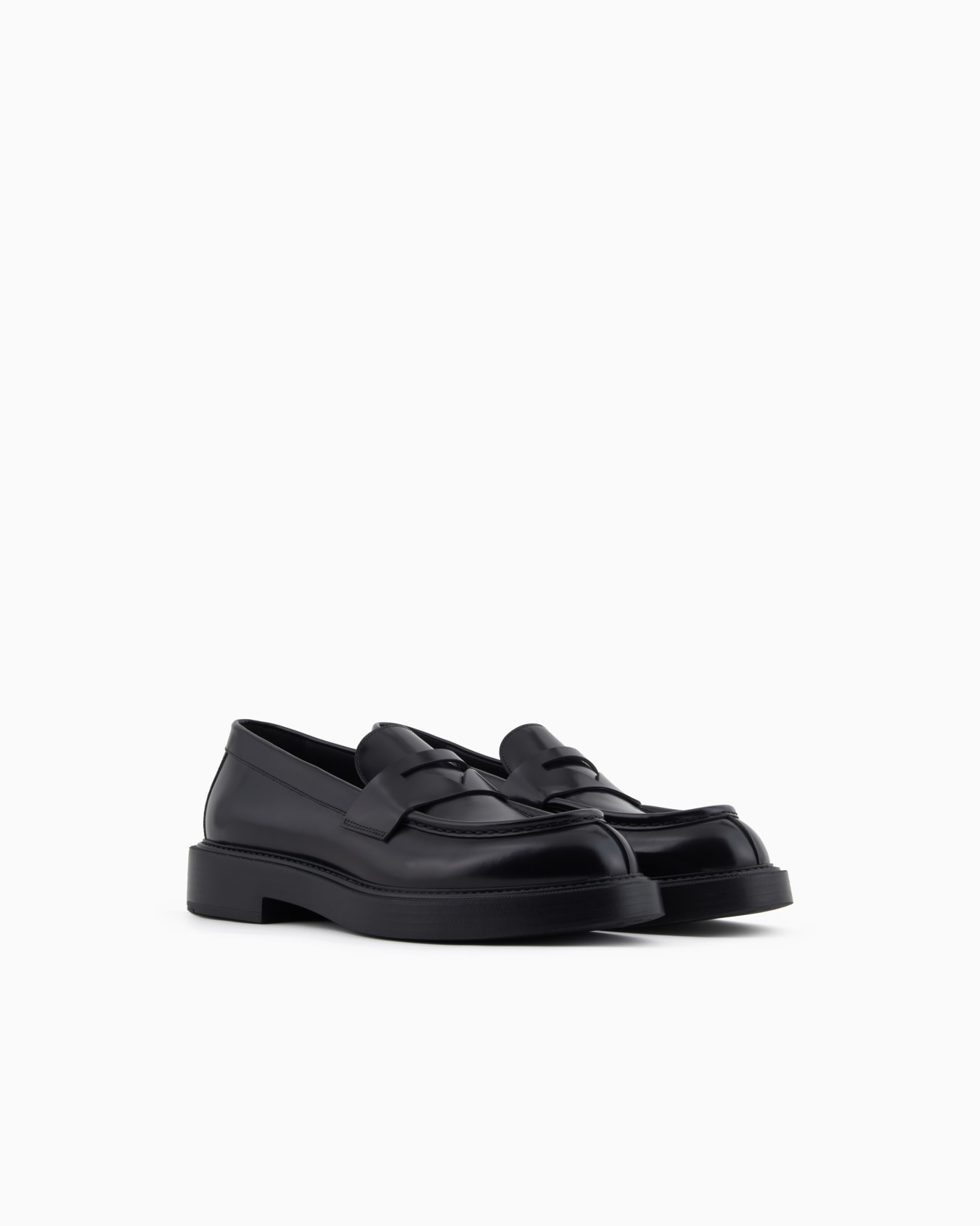 Mocassins en cuir brossé Diapositive 1
