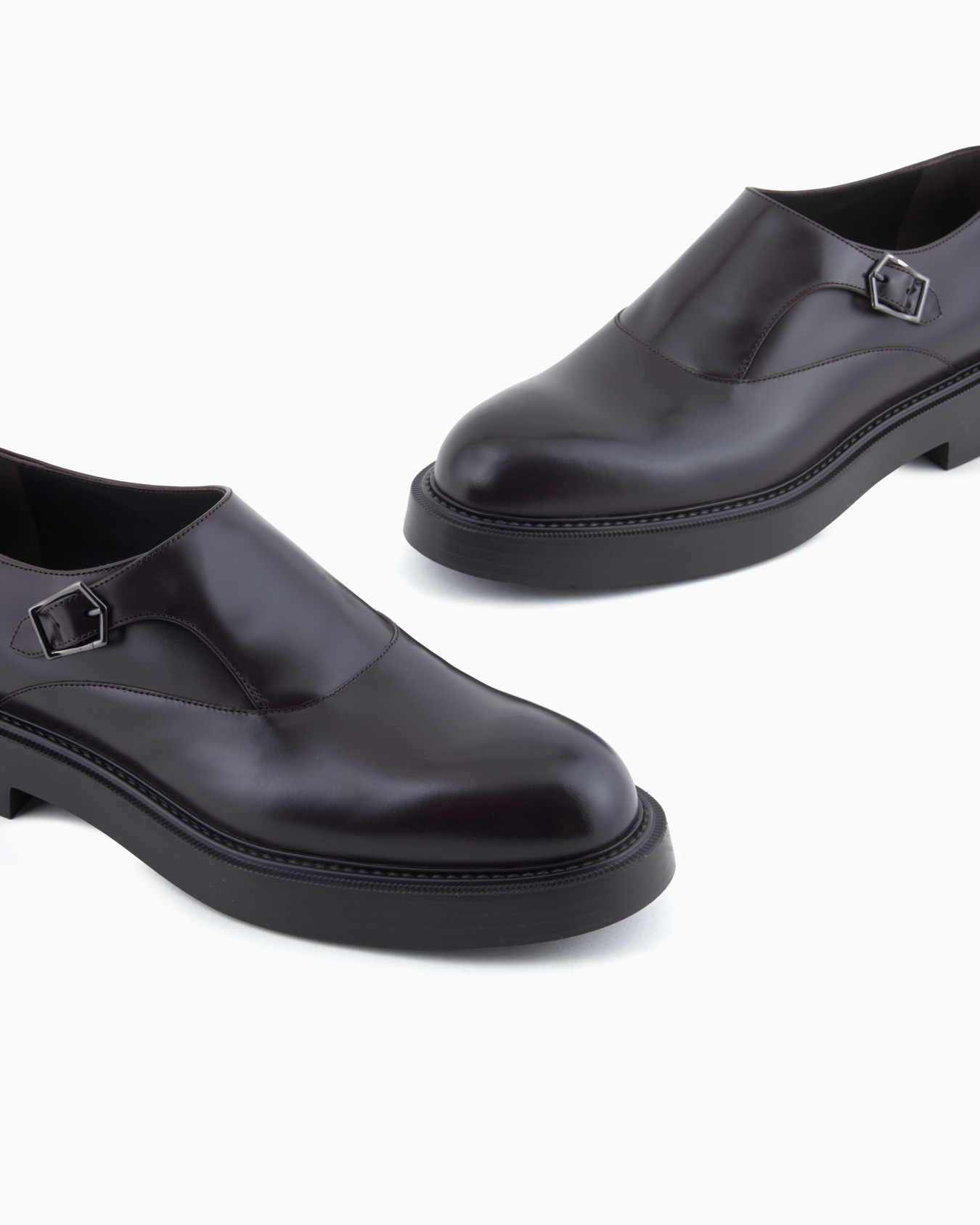 Monkstrap aus gebürstetem Leder Folie 4