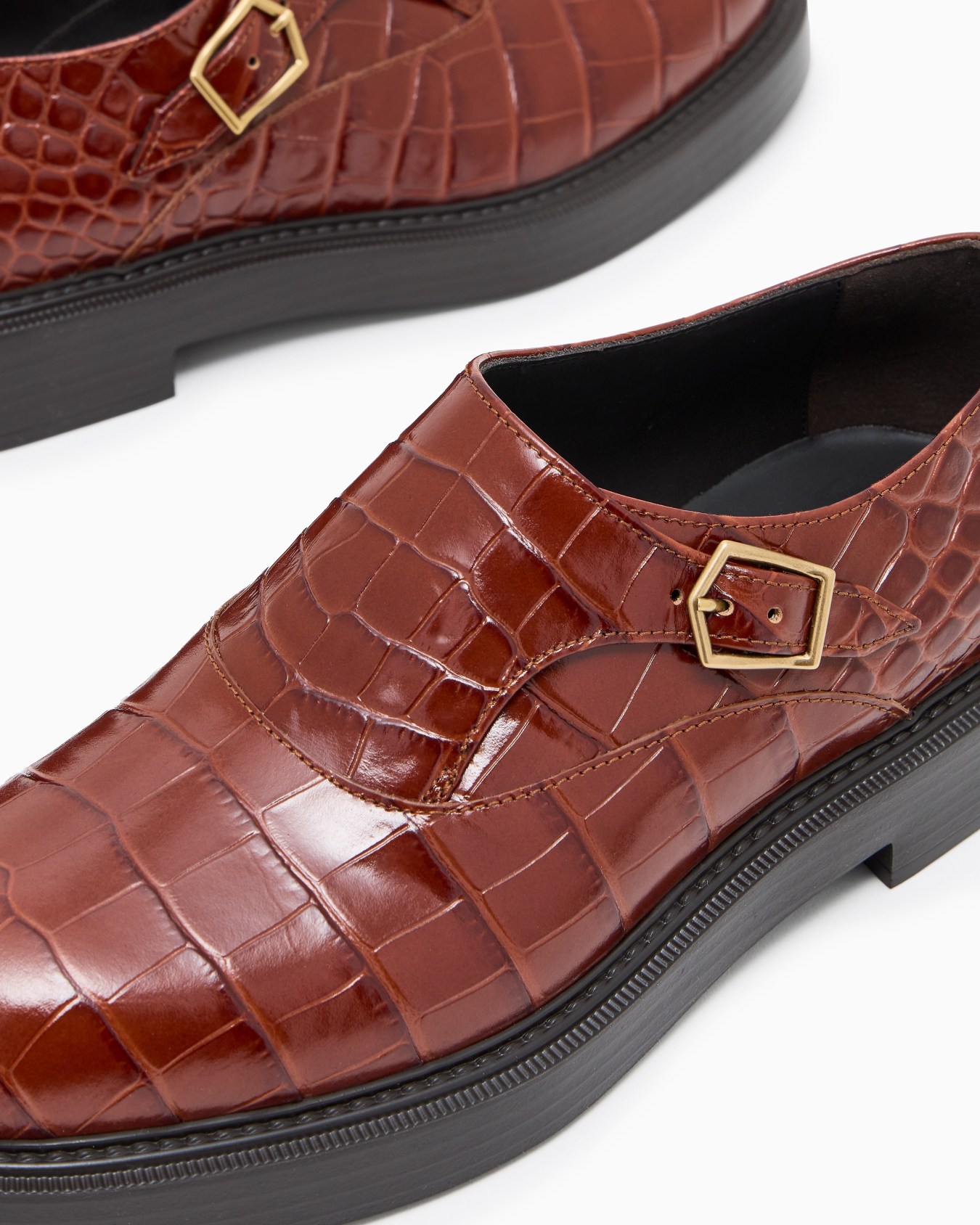 Monkstrap in vitello stampa cocco Slide 4