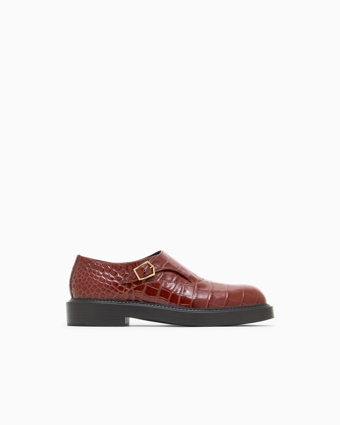 Monkstrap in vitello stampa cocco Slide 0