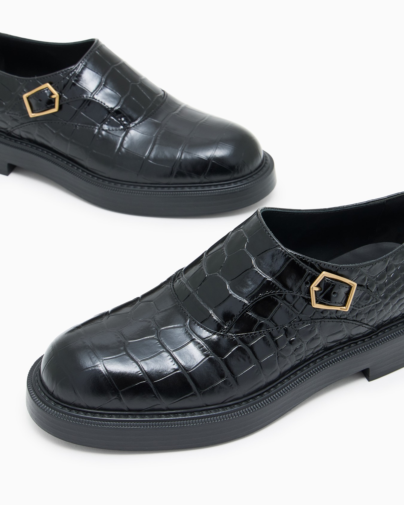 Monkstrap in vitello stampa cocco Slide 4