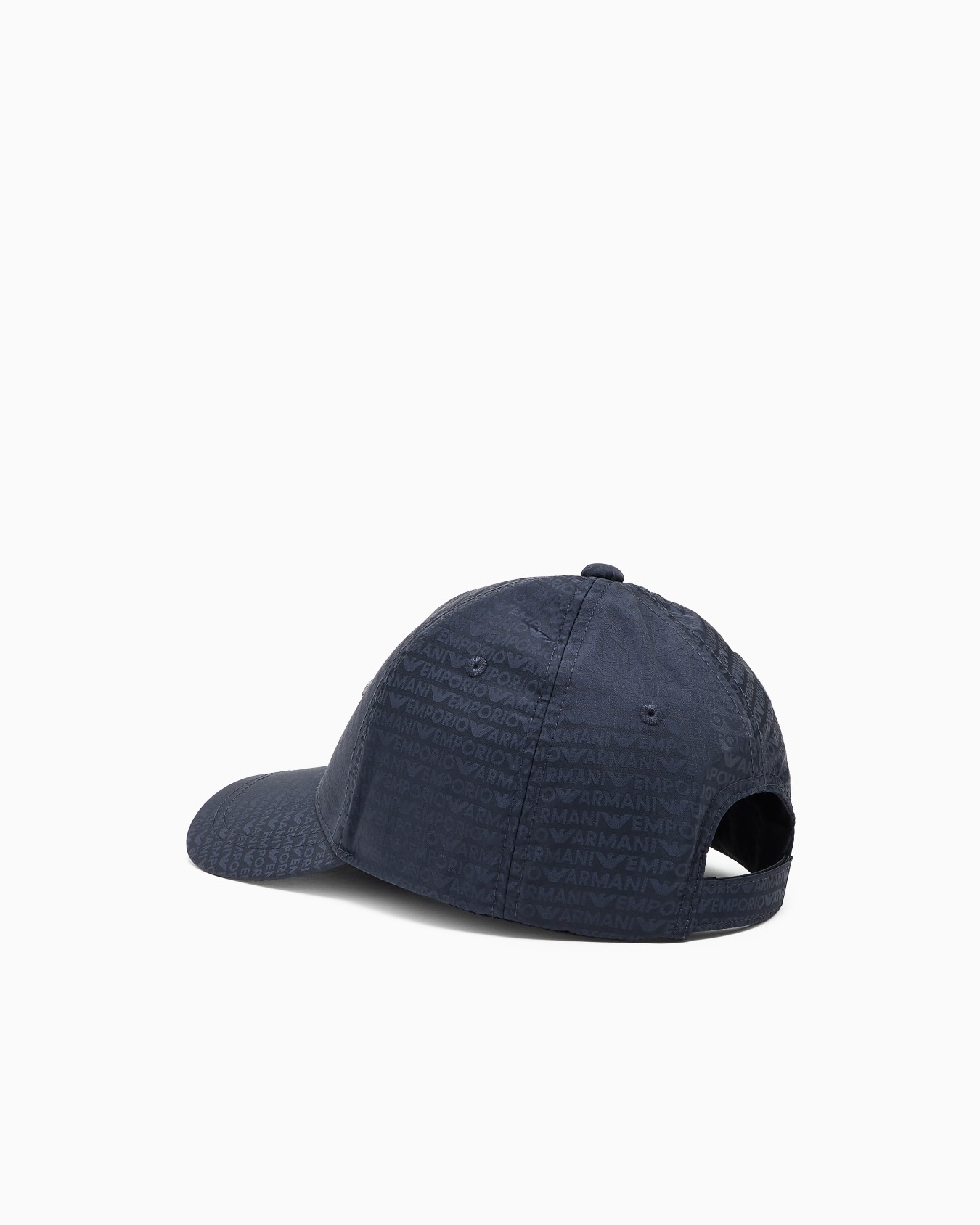 Jacquard nylon baseball cap with all-over logo lettering Slide 1