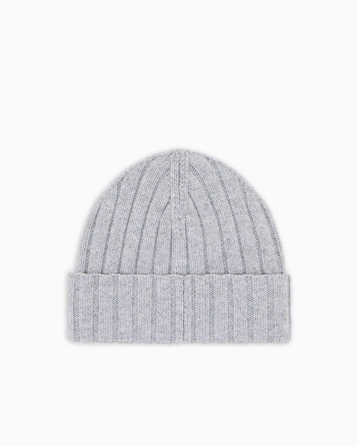 Rib-effect wool and cashmere blend beanie Slide 1