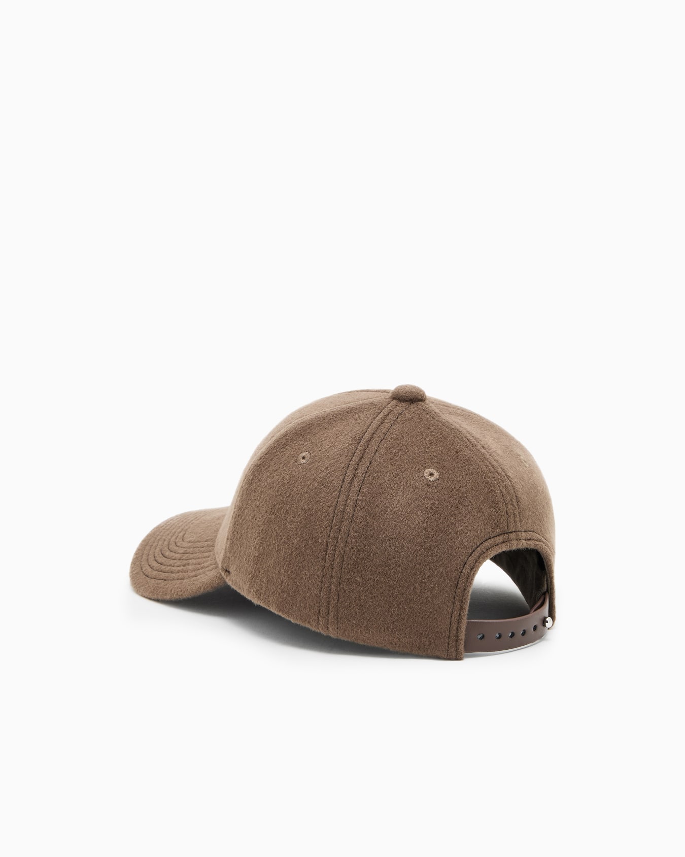 Casquette de baseball en laine vierge avec broderie logo Diapositive 1
