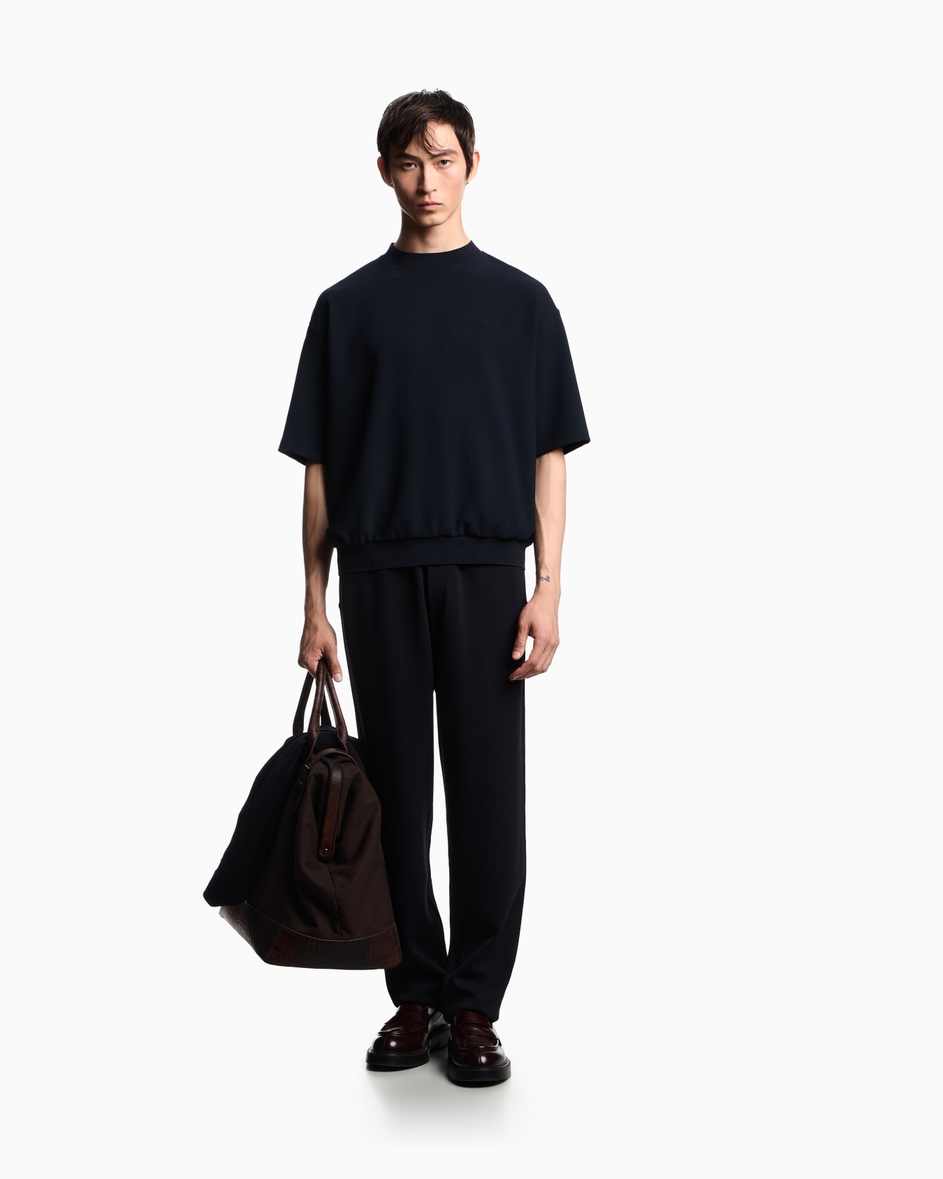 Icon knitted elasticated-waist trousers Slide 1