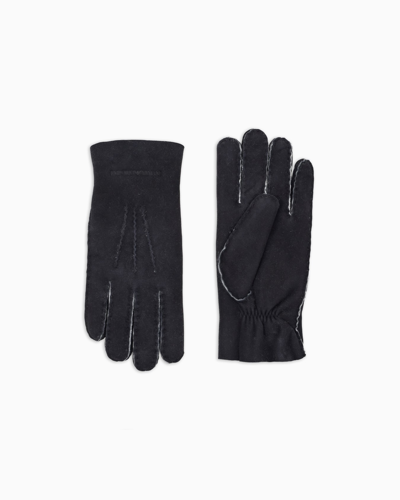 Shearling lambskin gloves Slide 0