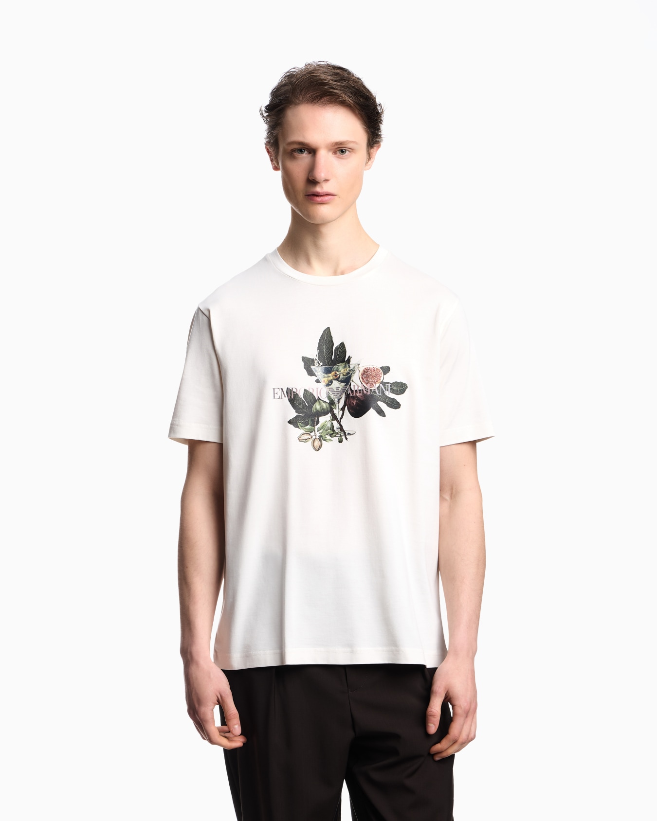 ASV jersey T-shirt with goblet and foliage print Slide 3