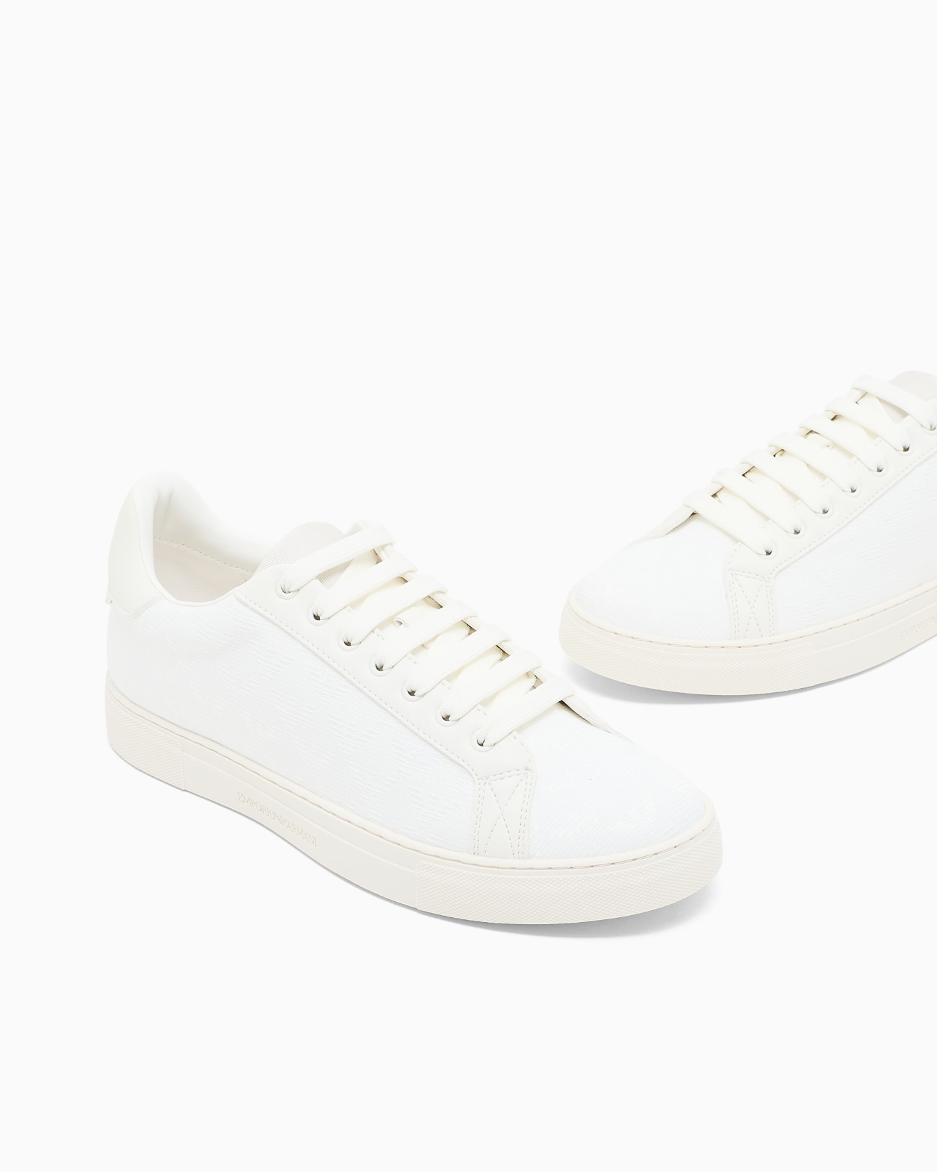 Nylon sneakers with jacquard all-over eagle Slide 4