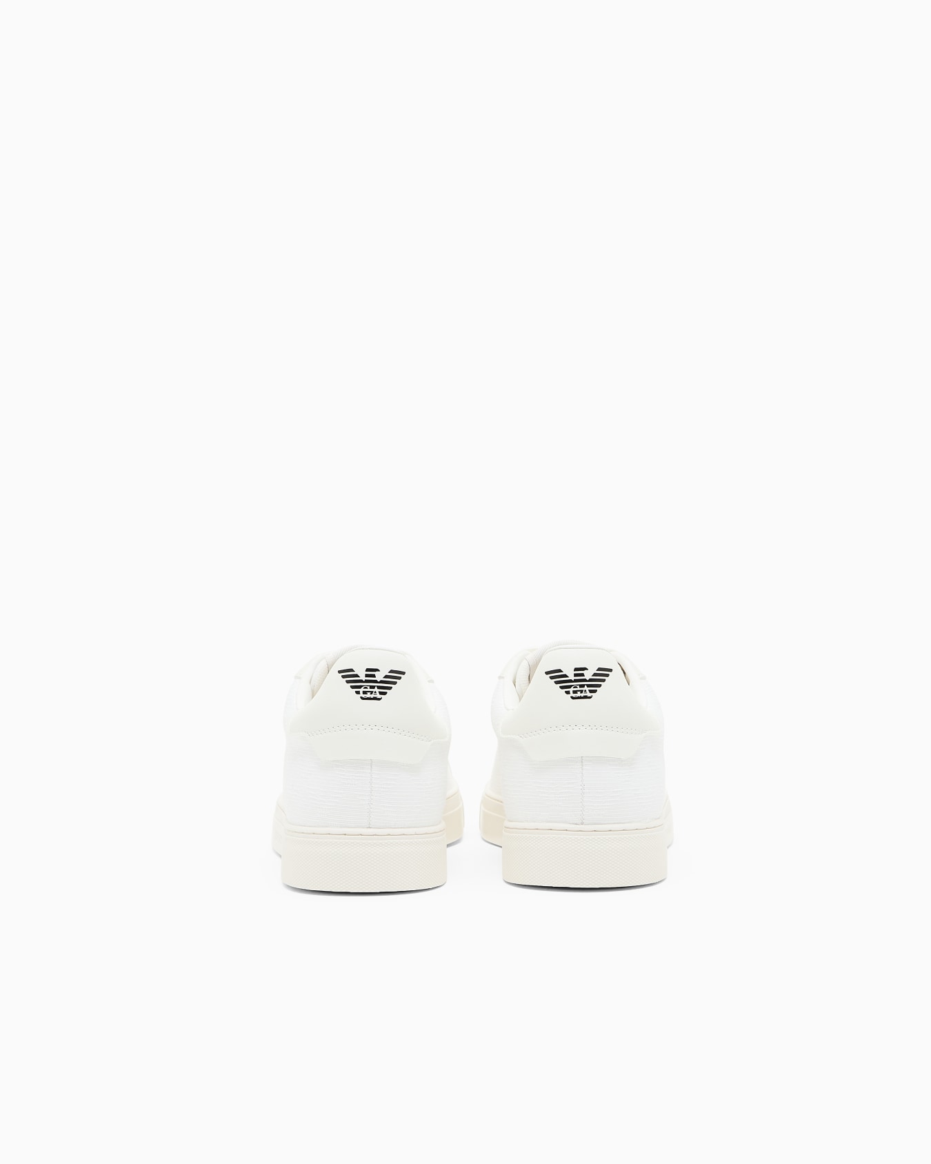 Nylon sneakers with jacquard all-over eagle Slide 3