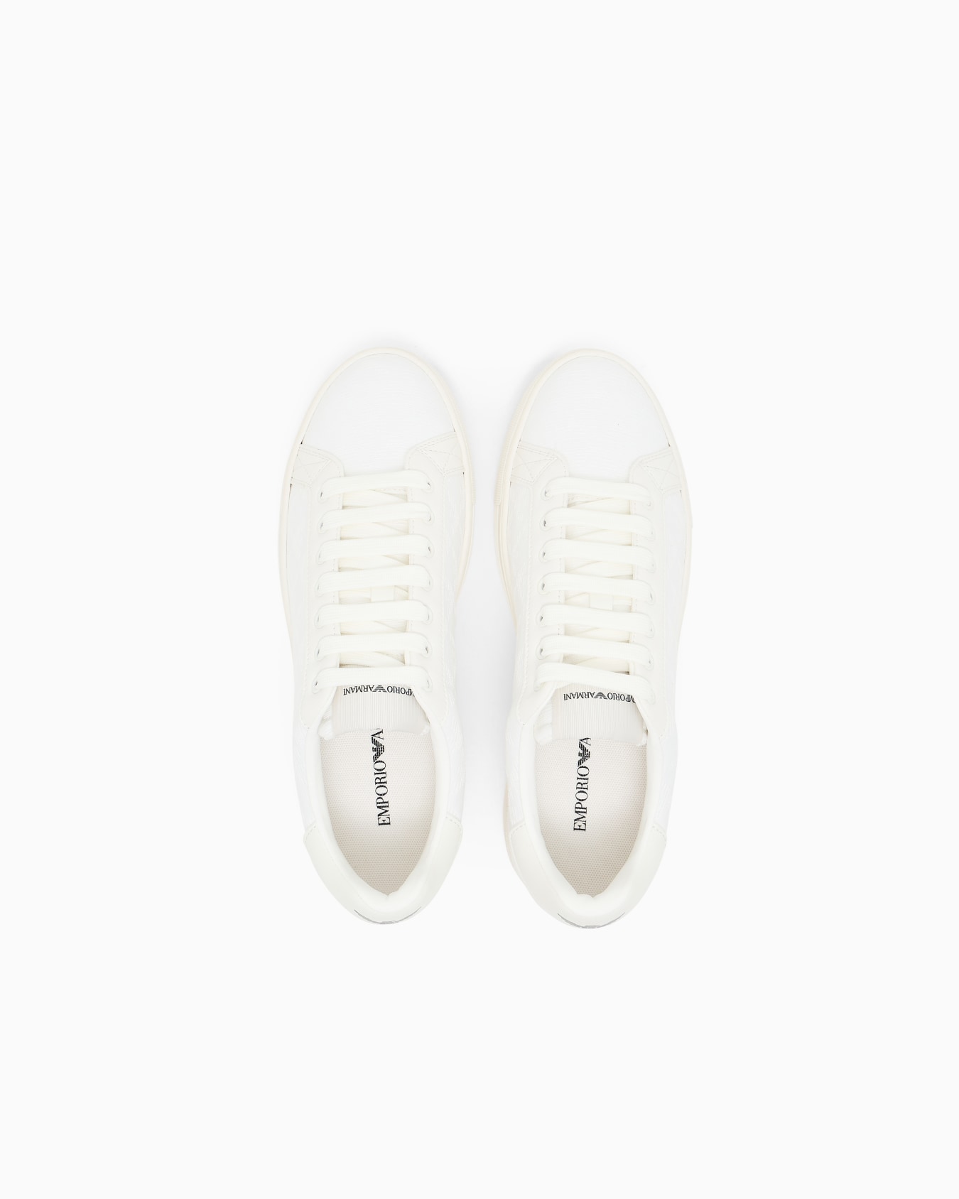 Nylon sneakers with jacquard all-over eagle Slide 2