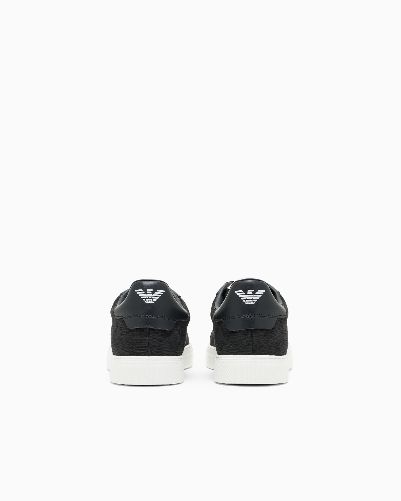 Nylon sneakers with jacquard all-over eagle Slide 3